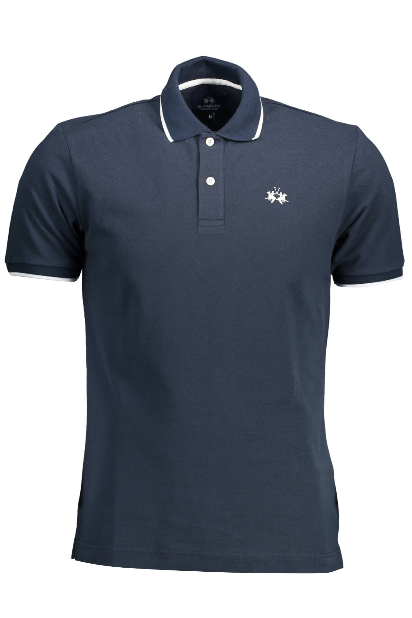 LA MARTINA POLO SHORT SLEEVE MAN BLUE