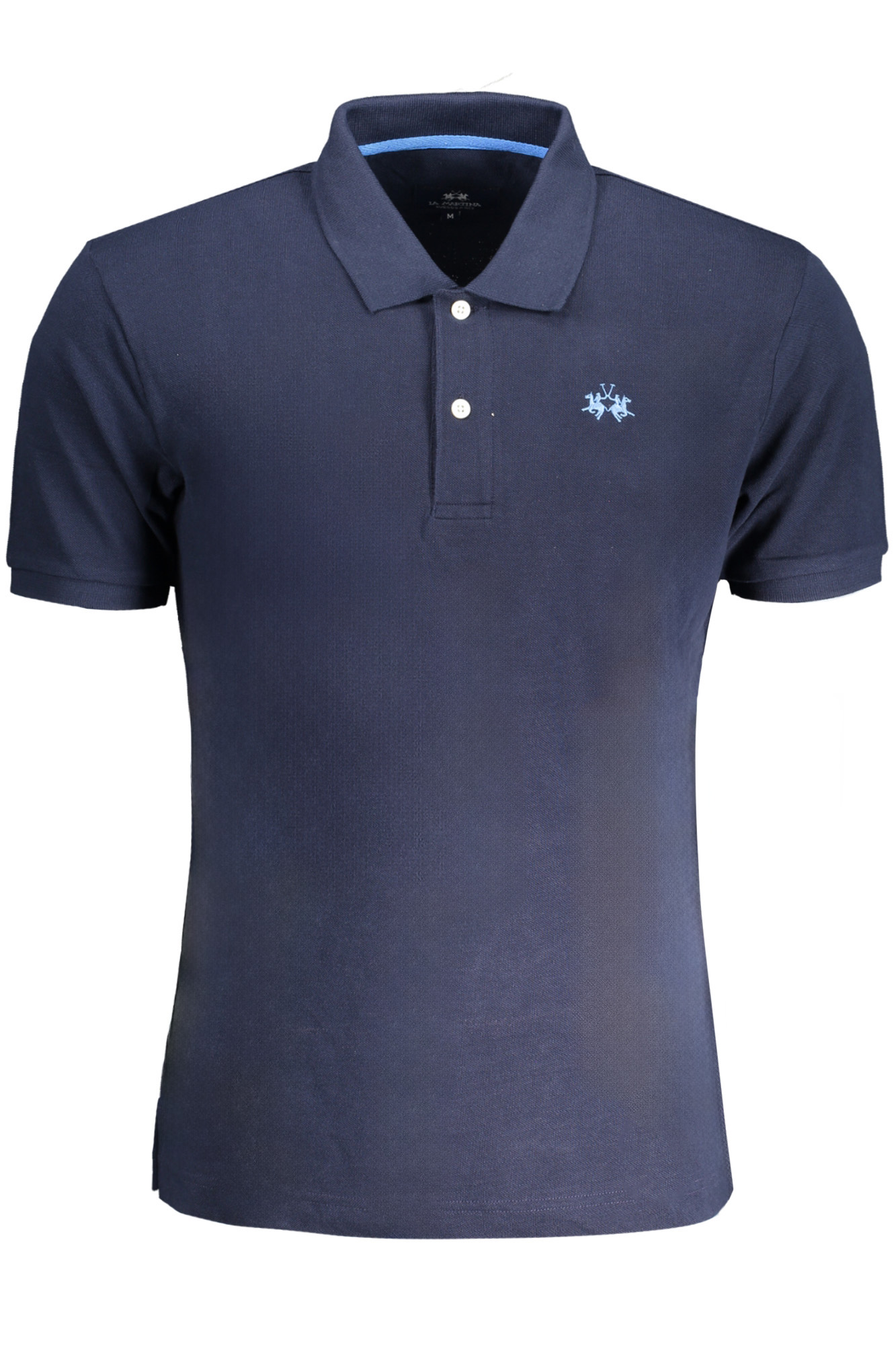 LA MARTINA MEN'S BLUE SHORT SLEEVED POLO SHIRT