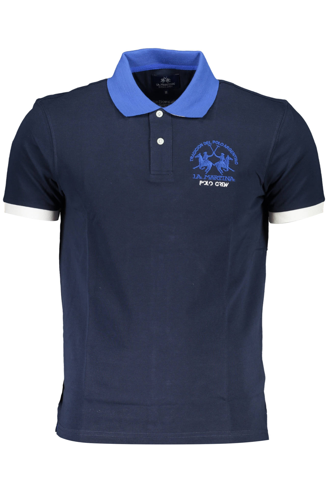 LA MARTINA POLO SHORT SLEEVE MAN BLUE