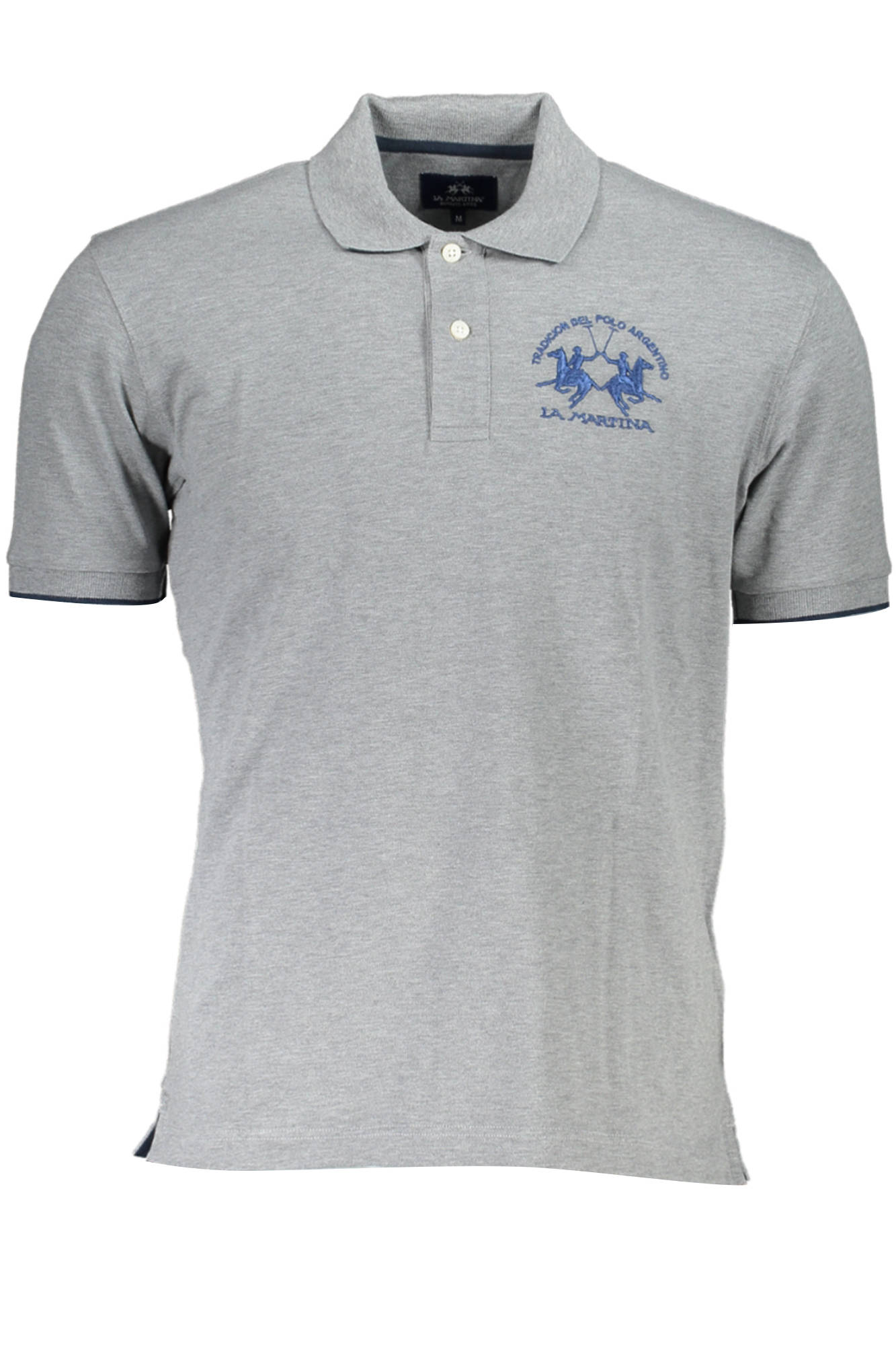 LA MARTINA POLO SHORT SLEEVE MAN GRAY