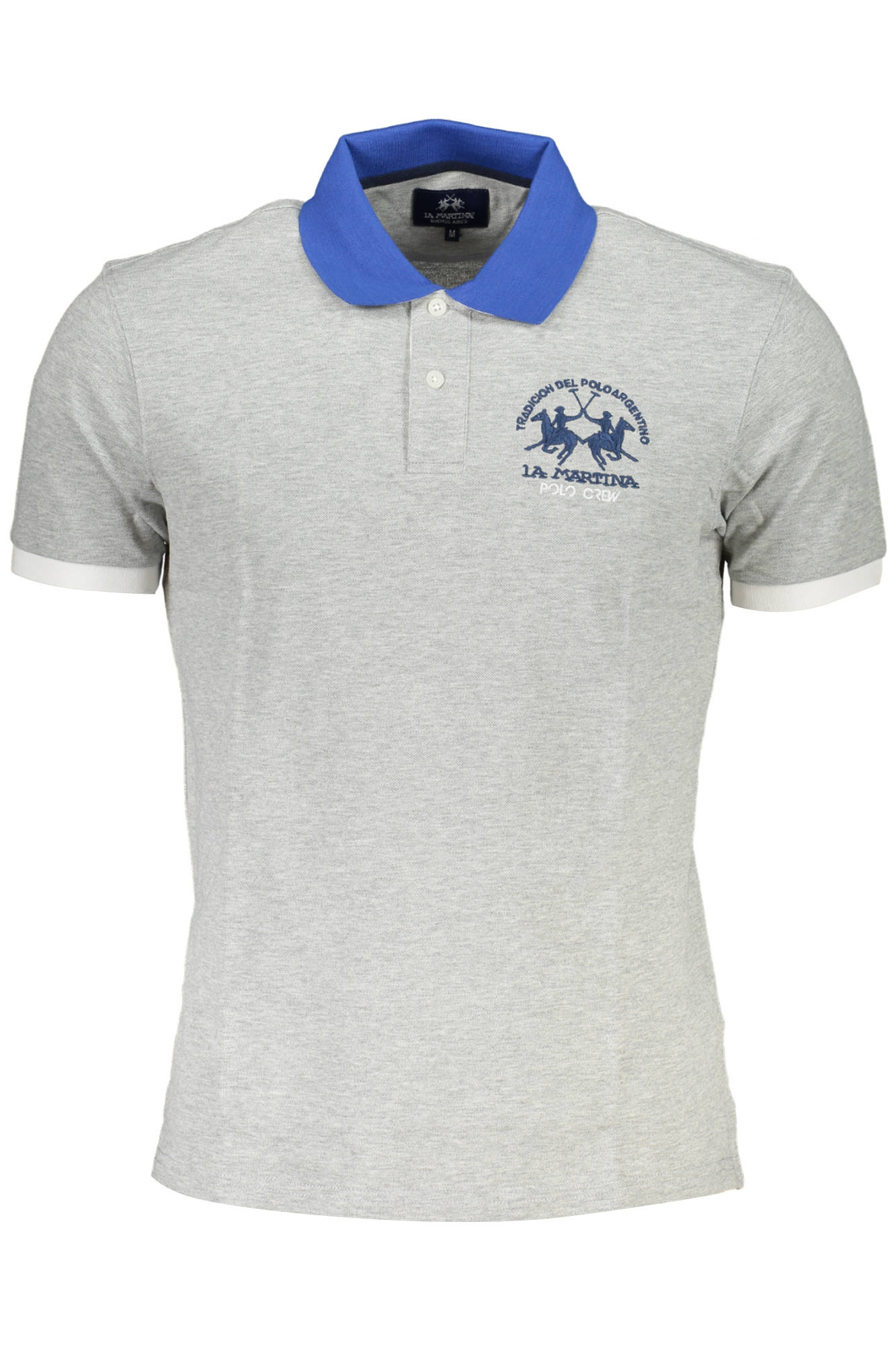 LA MARTINA POLO SHORT SLEEVE MAN GRAY