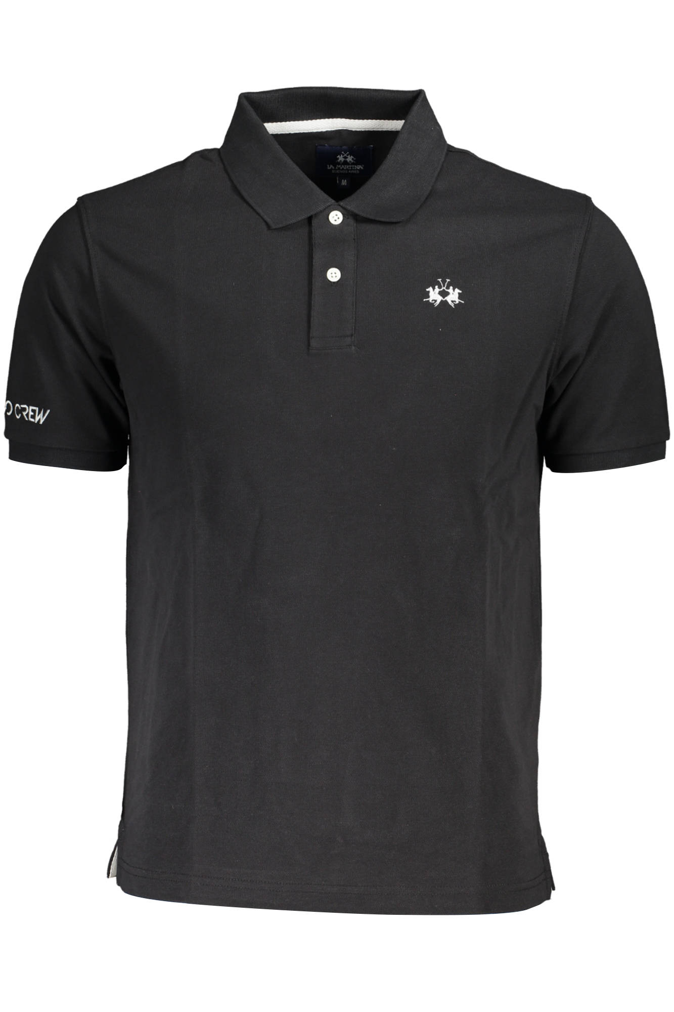 LA MARTINA POLO SHORT SLEEVE MAN BLACK