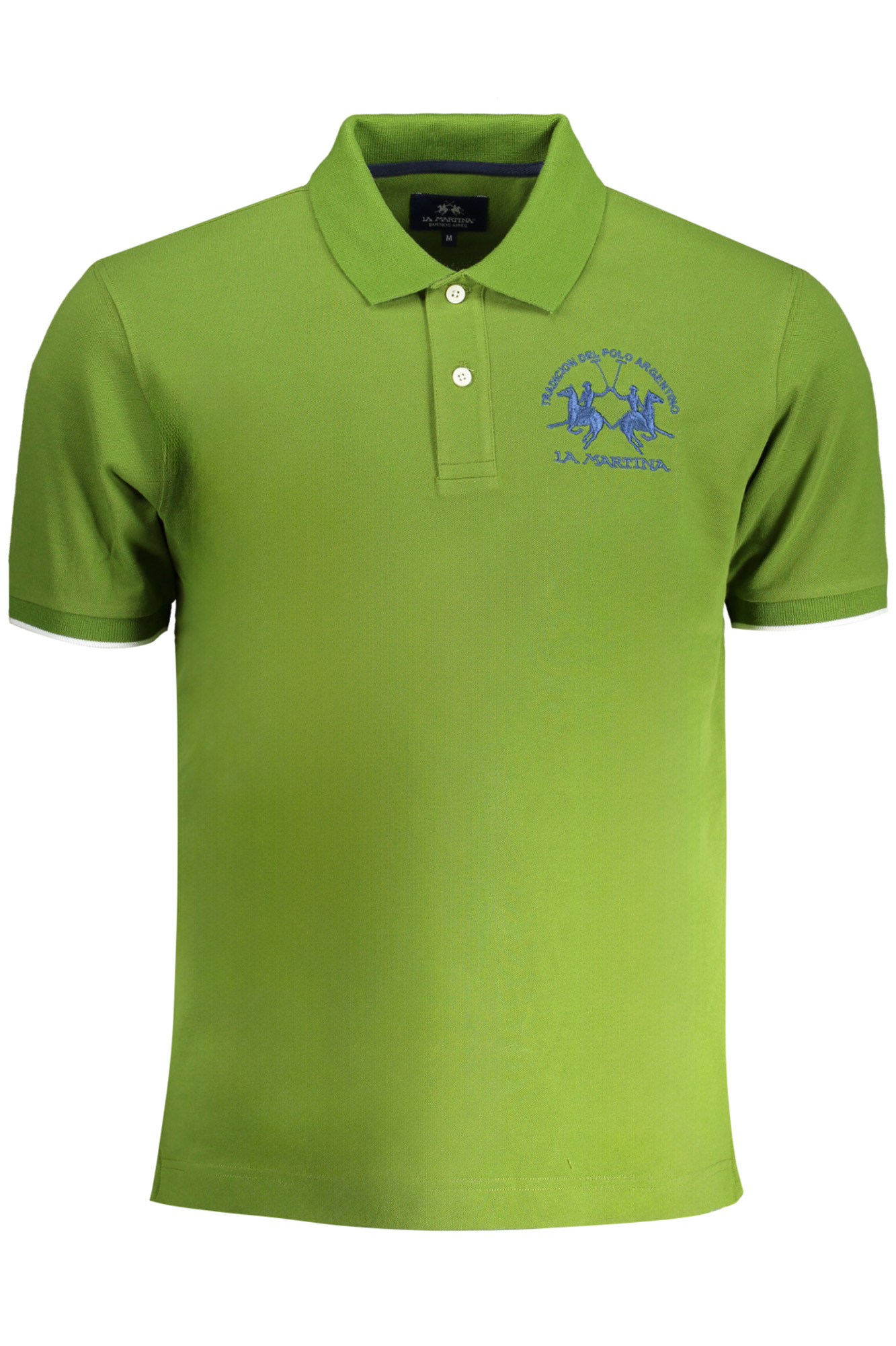 LA MARTINA MEN'S GREEN SHORT-SLEEVED POLO SHIRT