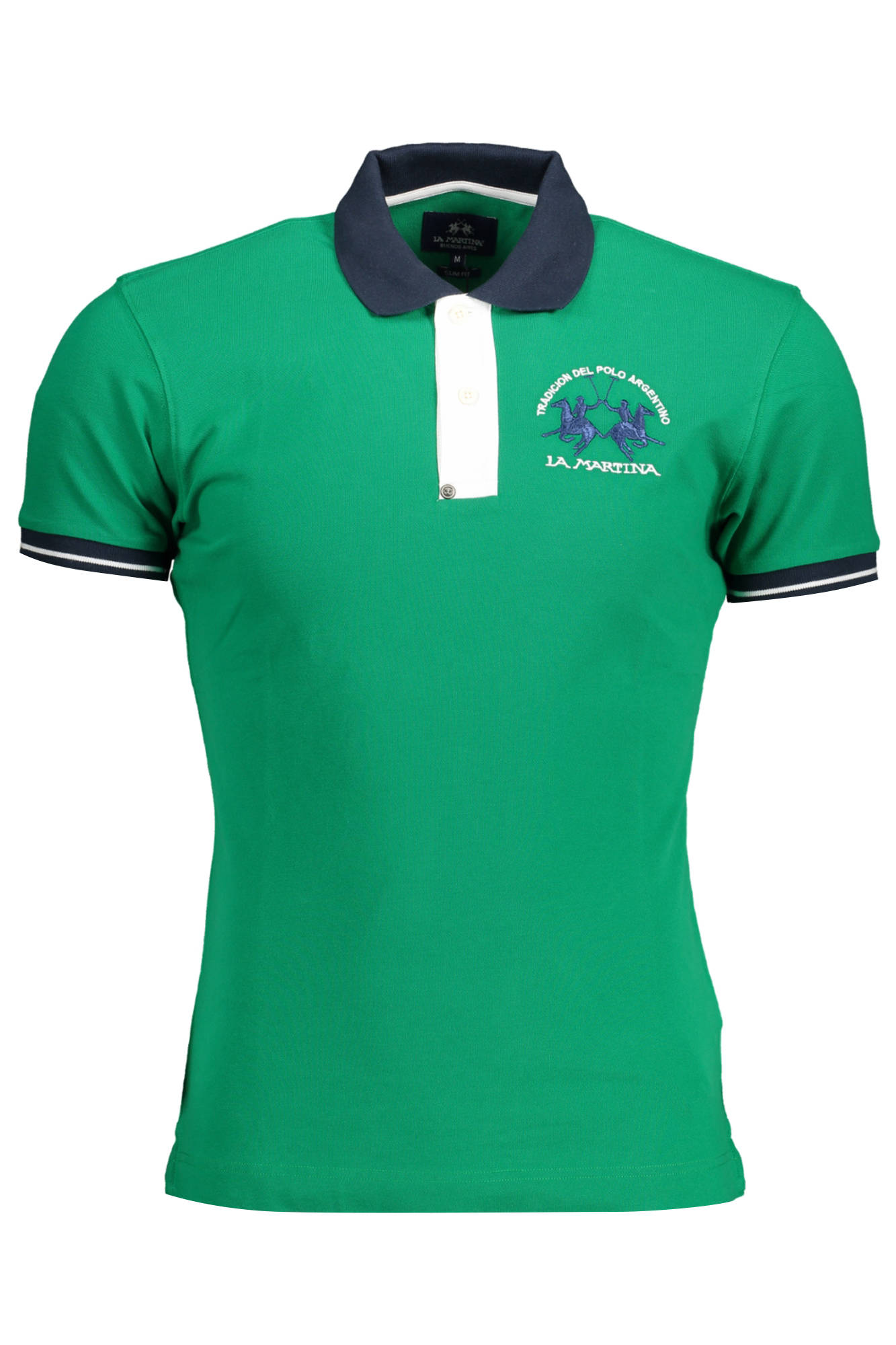 LA MARTINA POLO SHORT SLEEVE MAN GREEN