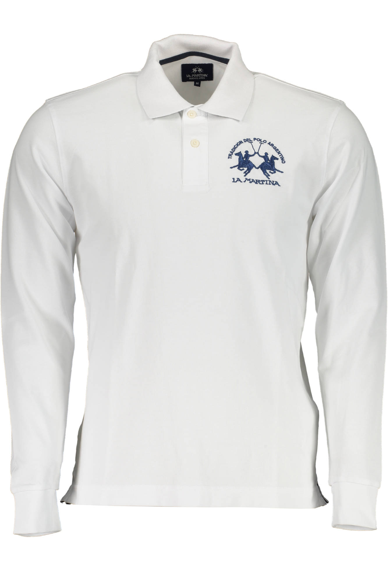LA MARTINA POLO SHIRT LONG SLEEVES MAN WHITE