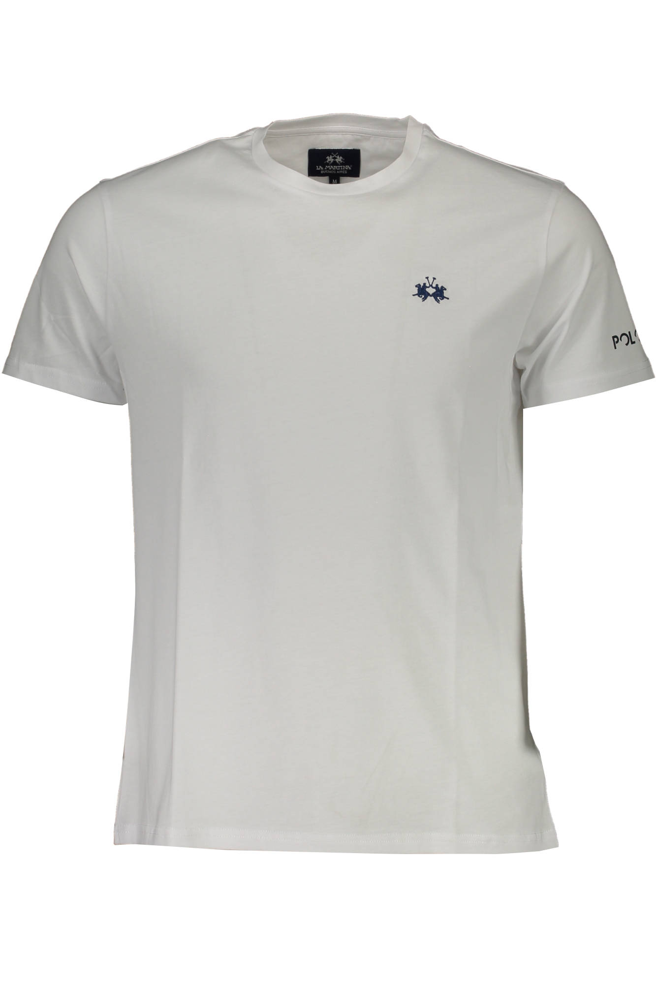 LA MARTINA WHITE MEN'S SHORT SLEEVE T-SHIRT