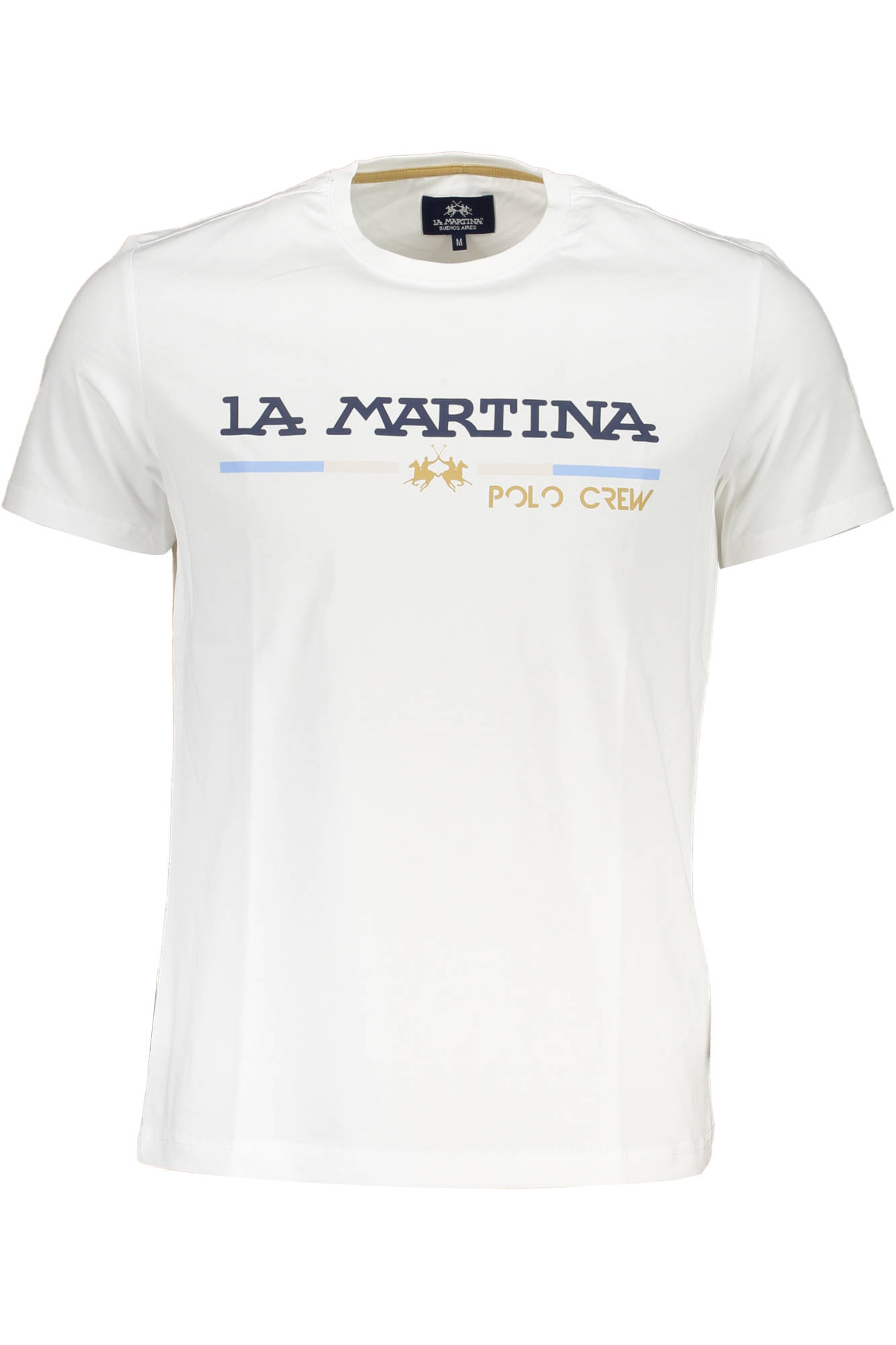 LA MARTINA WHITE MAN SHORT SLEEVE T-SHIRT