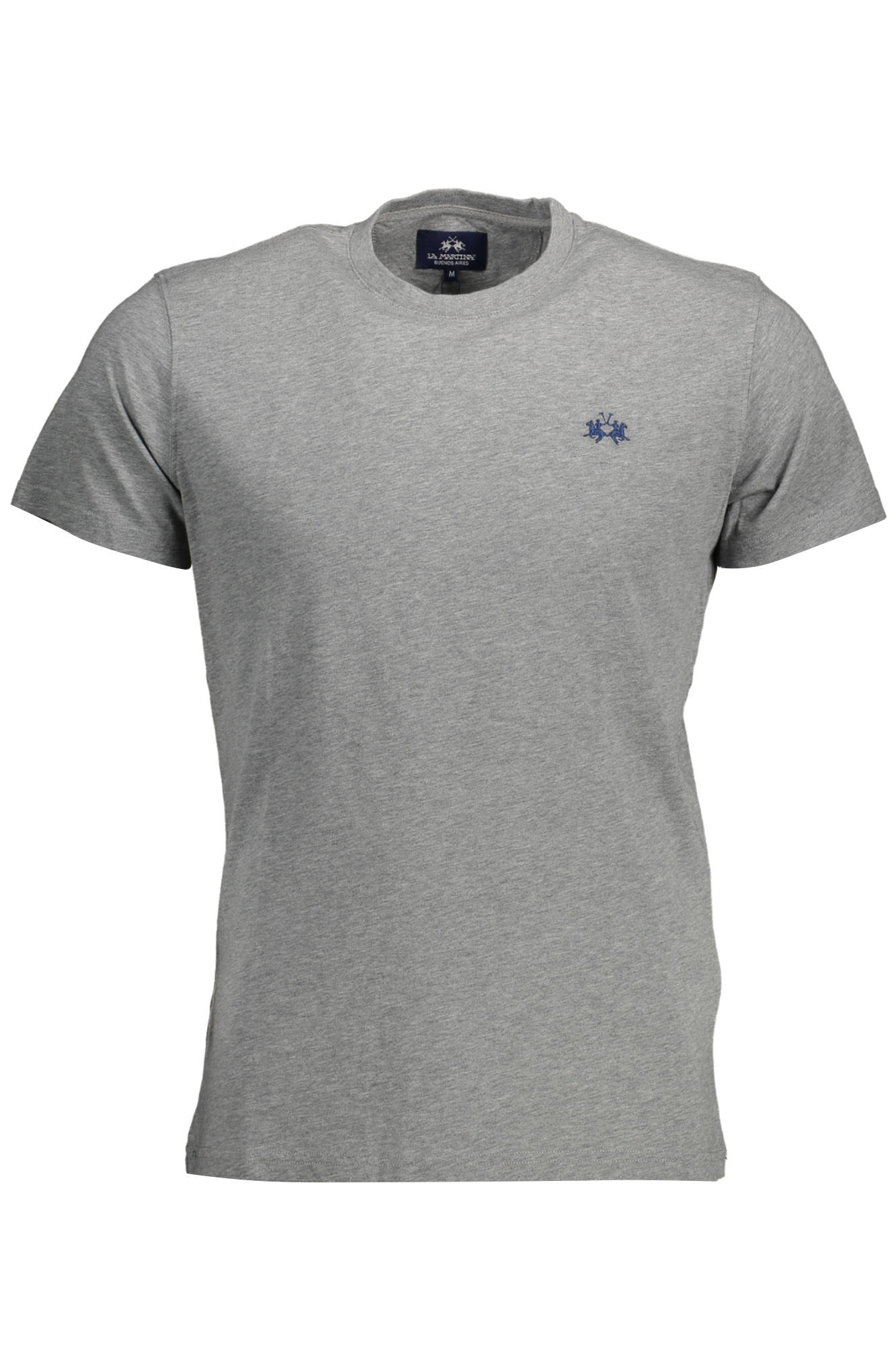 LA MARTINA MEN'S SHORT SLEEVE T-SHIRT GRAY