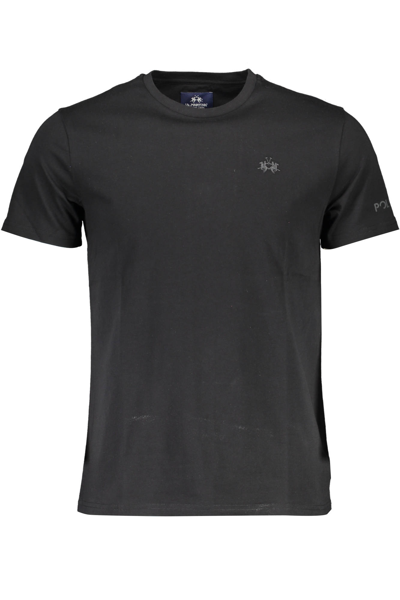 LA MARTINA MEN'S SHORT SLEEVE T-SHIRT BLACK
