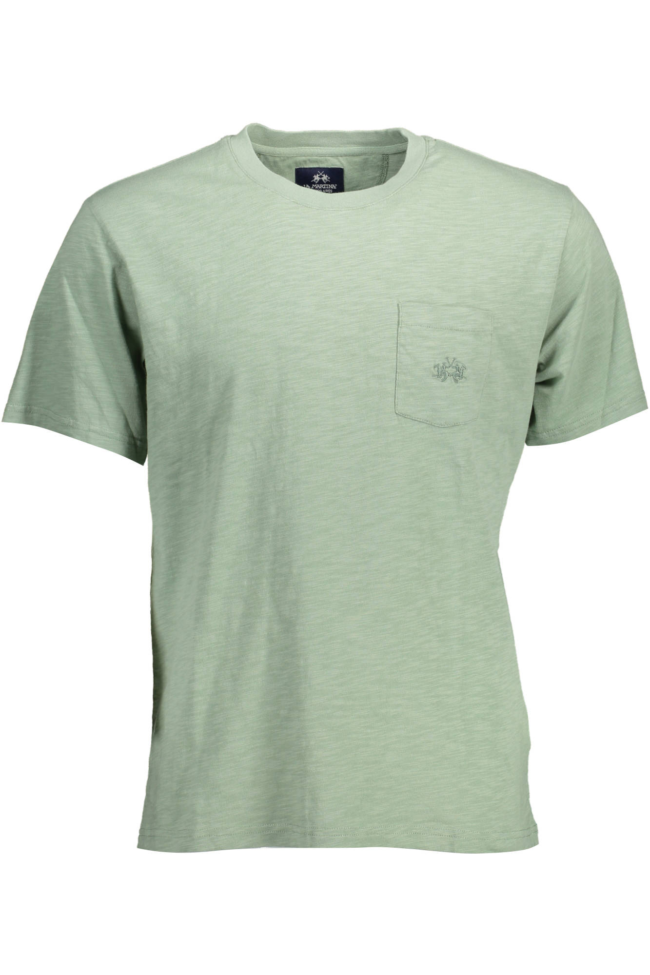 LA MARTINA GREEN MEN'S SHORT SLEEVE T-SHIRT