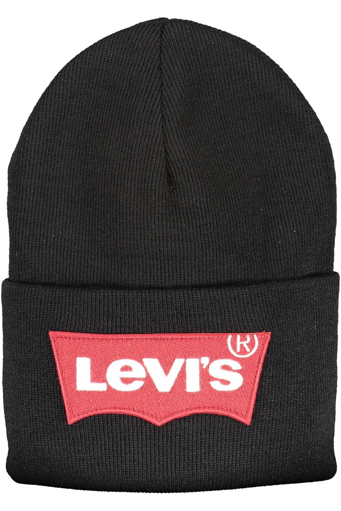 LEVI'S BLACK MEN'S BEANIE
