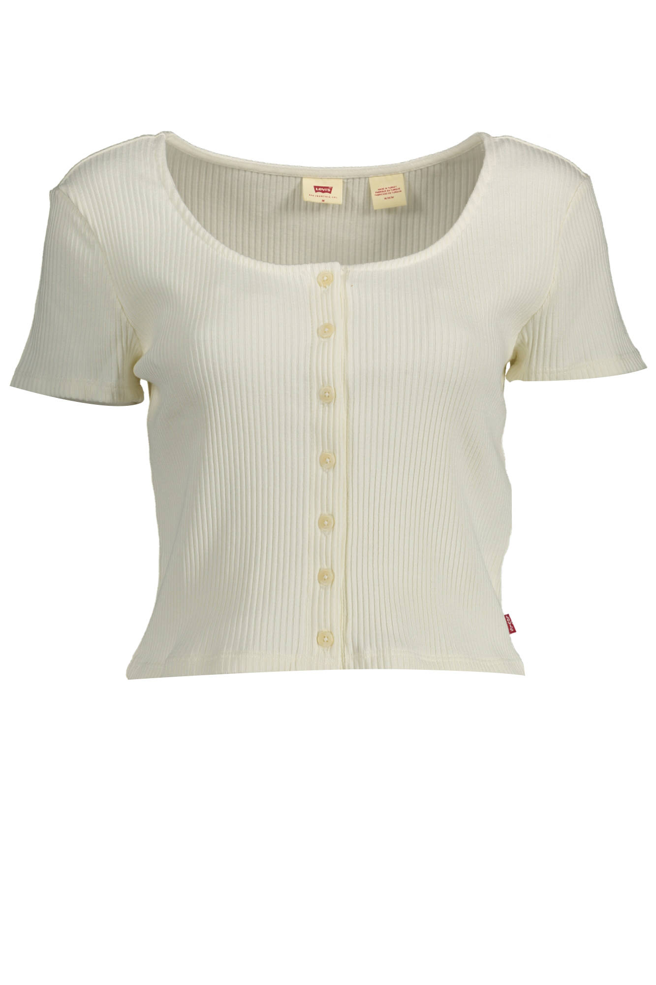 LEVI'S WHITE WOMAN SHORT SLEEVE T-SHIRT