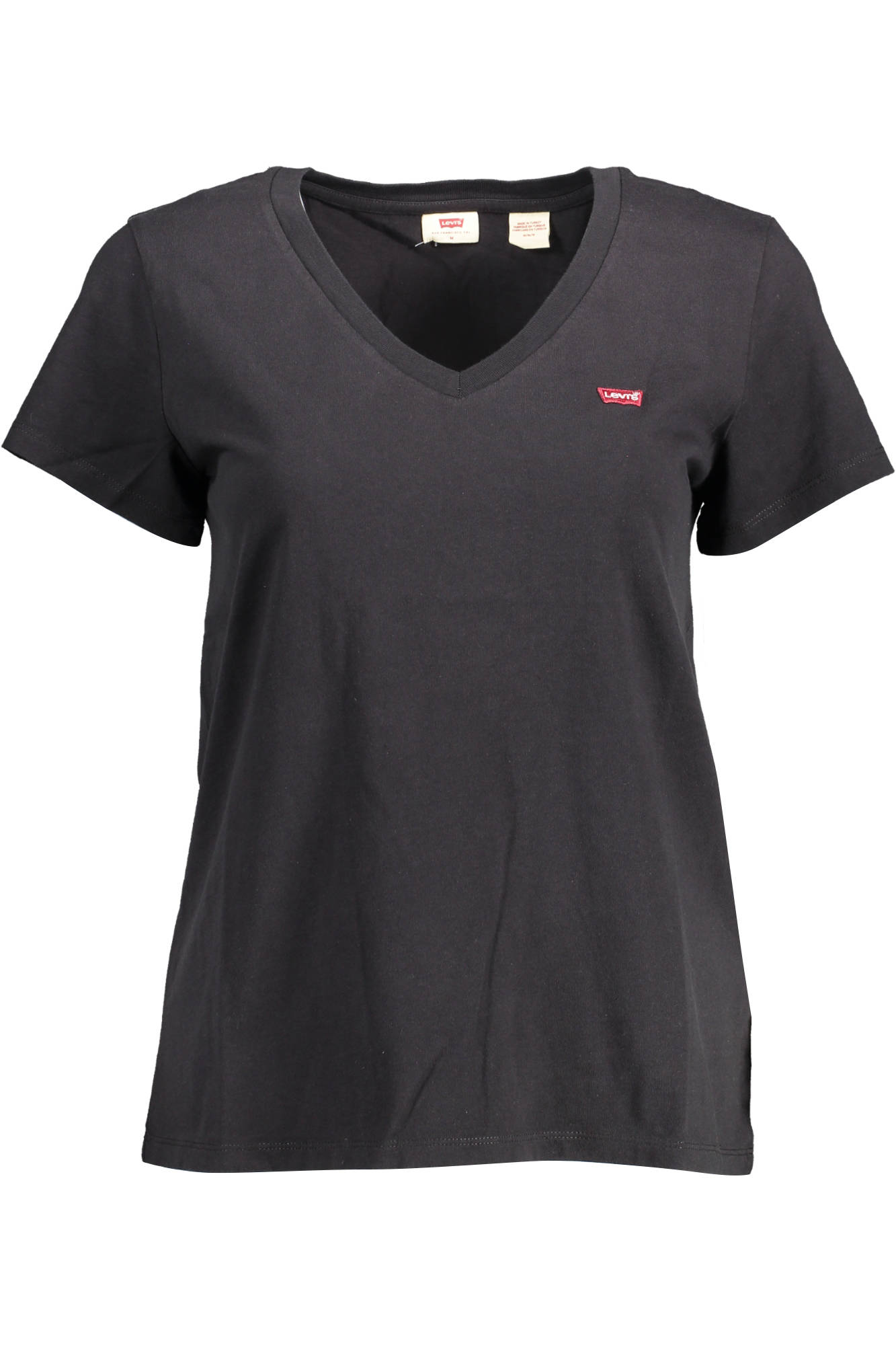 LEVI'S WOMEN'S SHORT SLEEVE T-SHIRT BLACK