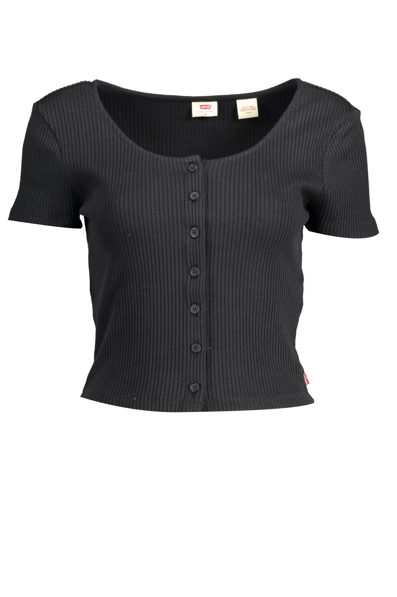 LEVI'S WOMEN'S SHORT SLEEVE T-SHIRT BLACK