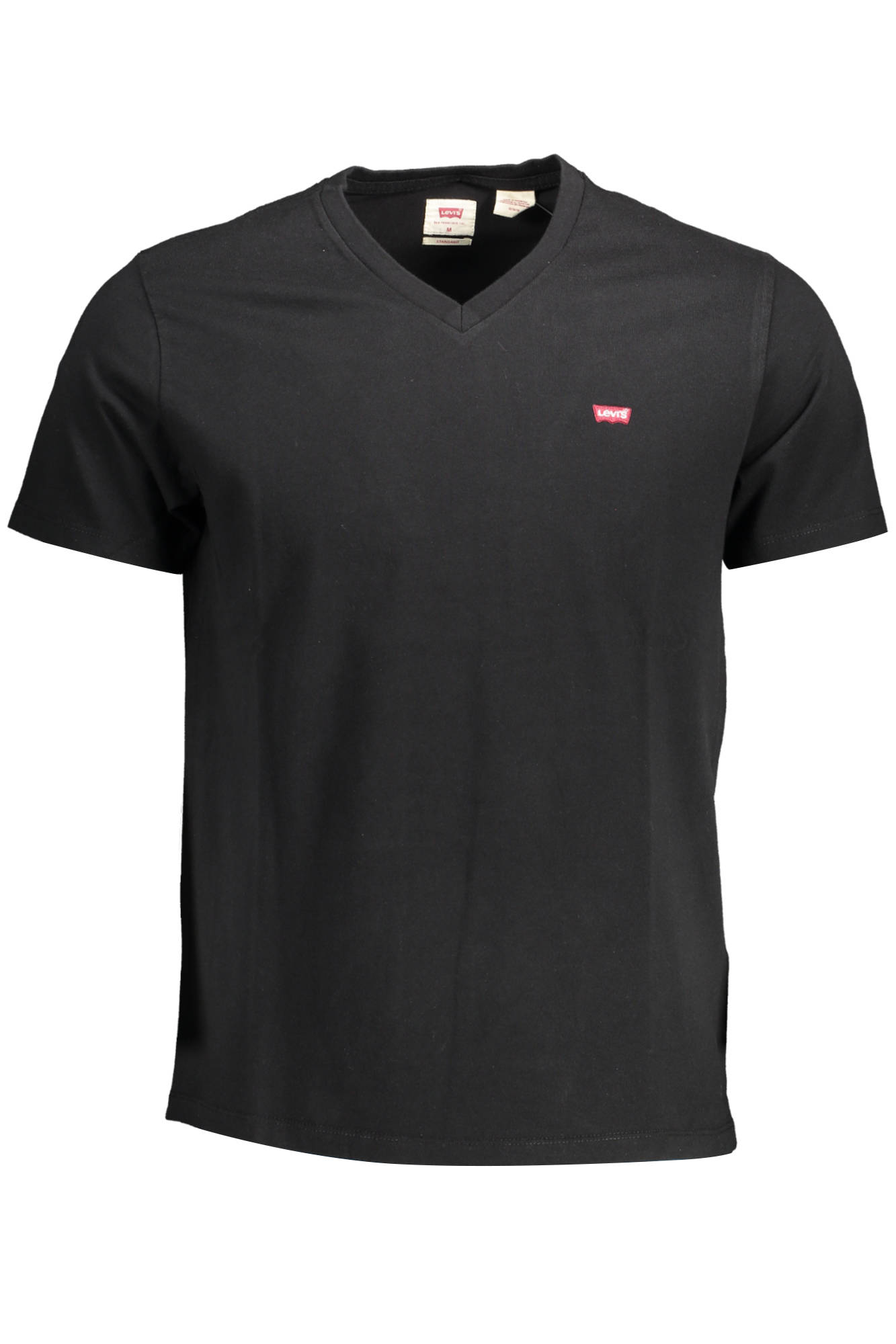 LEVI'S BLACK MEN'S SHORT SLEEVE T-SHIRT
