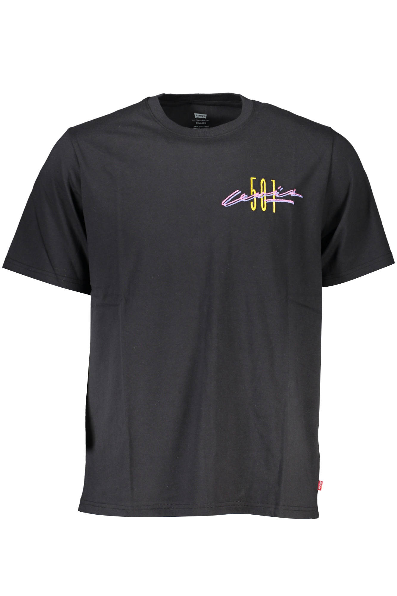 LEVI'S BLACK MAN SHORT SLEEVE T-SHIRT