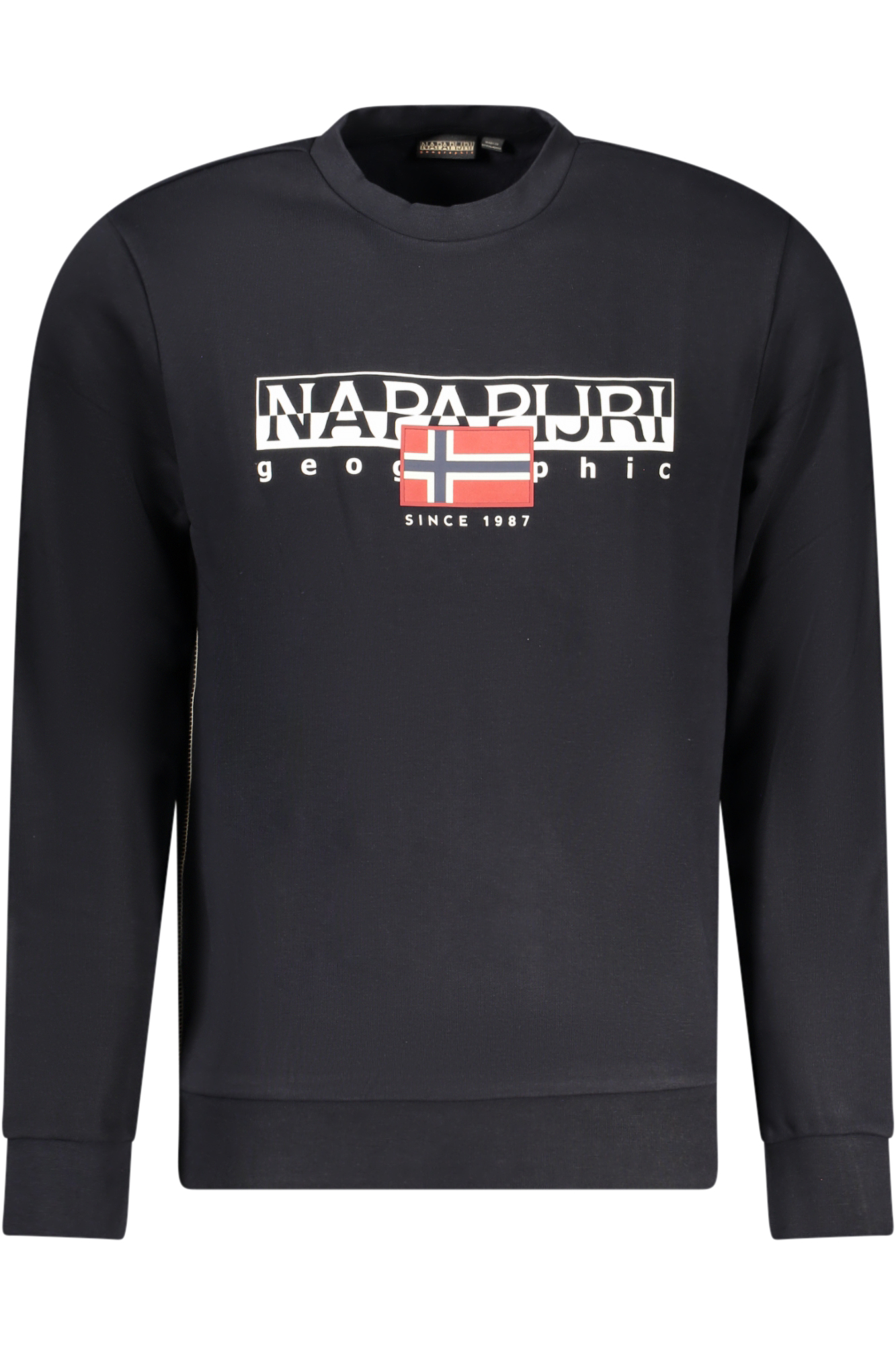 NAPAPIJRI SWEATSHIRT WITHOUT ZIP MEN BLACK NAPAPIJRI