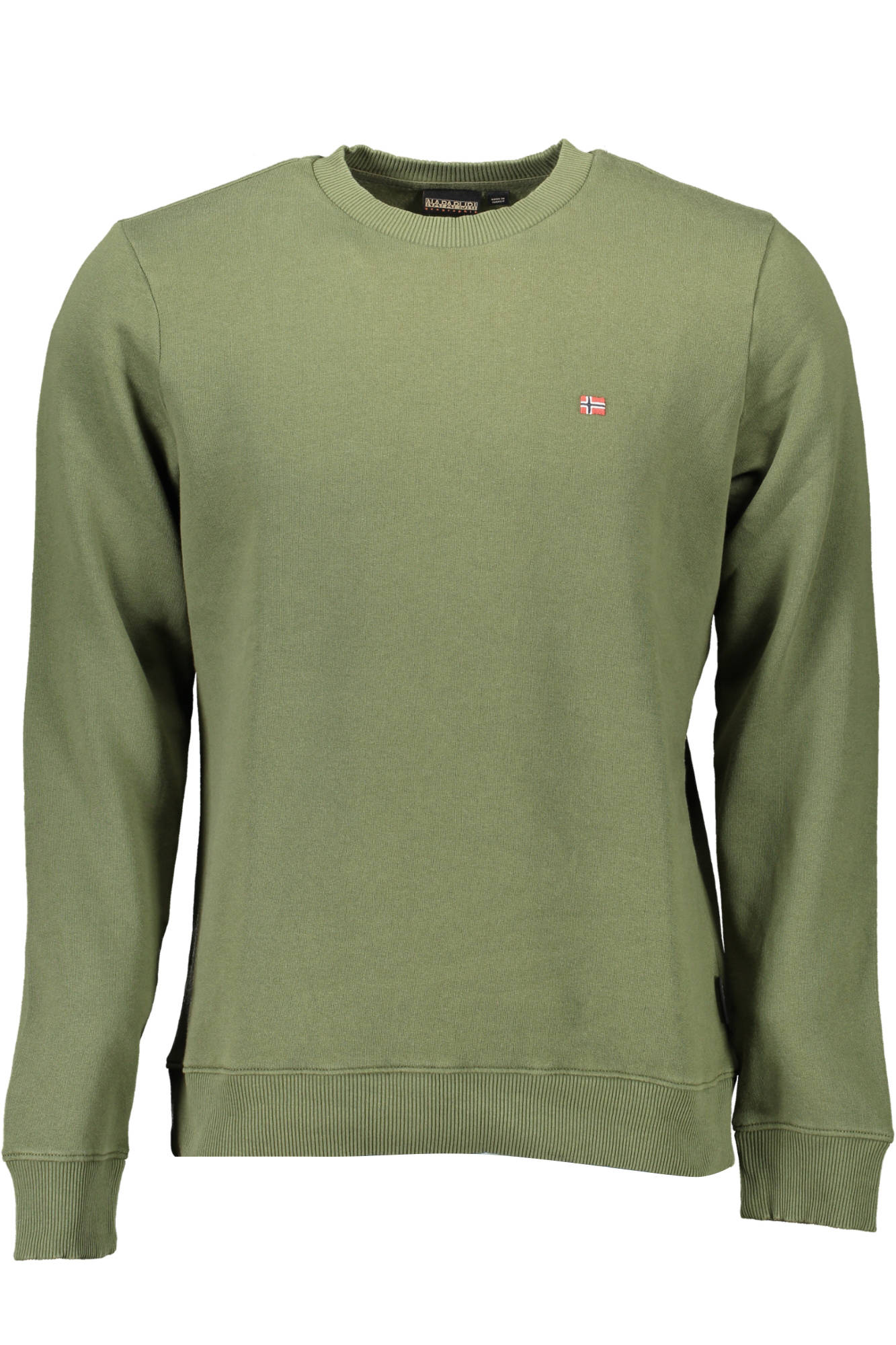 NAPAPIJRI SWEATSHIRT WITHOUT ZIP MAN GREEN