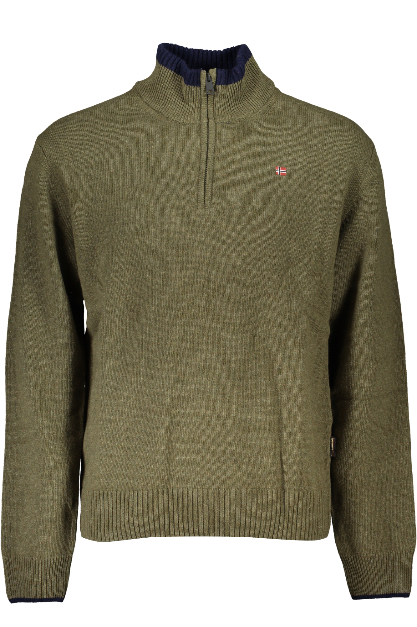 NAPAPIJRI GREEN MEN'S SWEATER