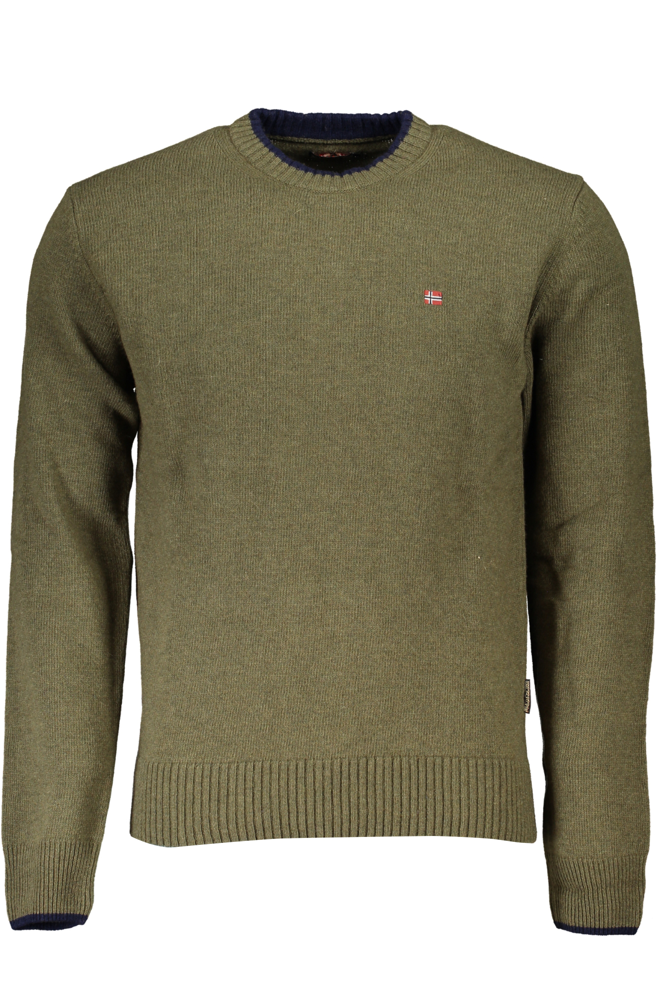 NAPAPIJRI GREEN MEN'S SWEATER
