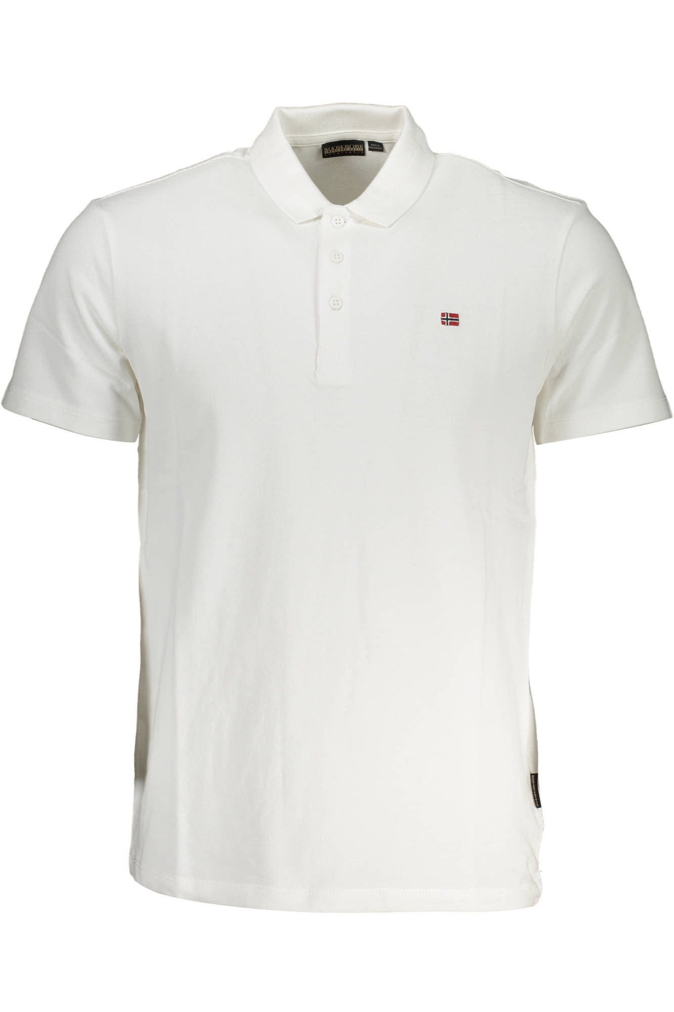 NAPAPIJRI POLO SHORT SLEEVE MAN WHITE