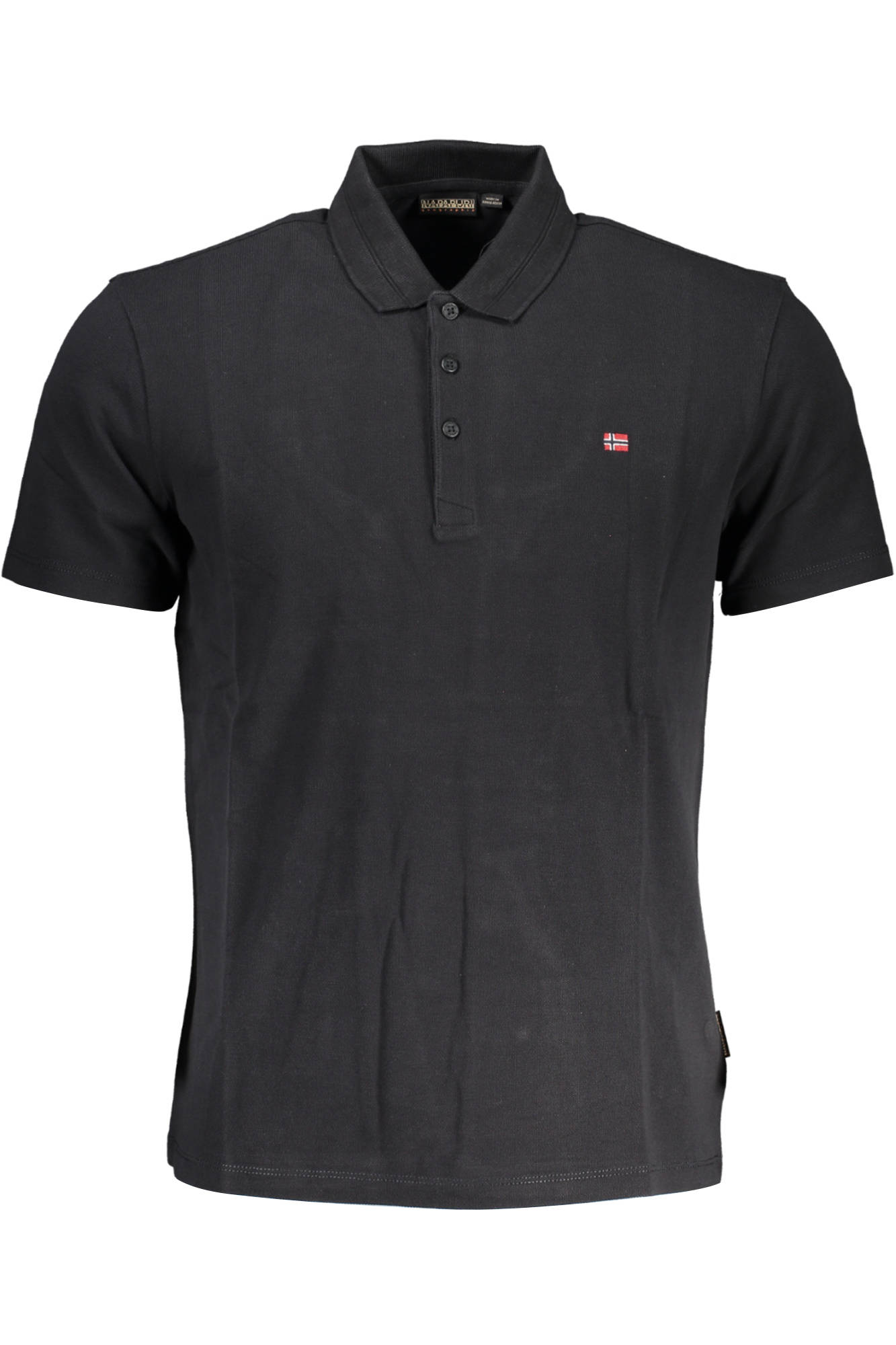 NAPAPIJRI POLO SHORT SLEEVE MAN BLACK