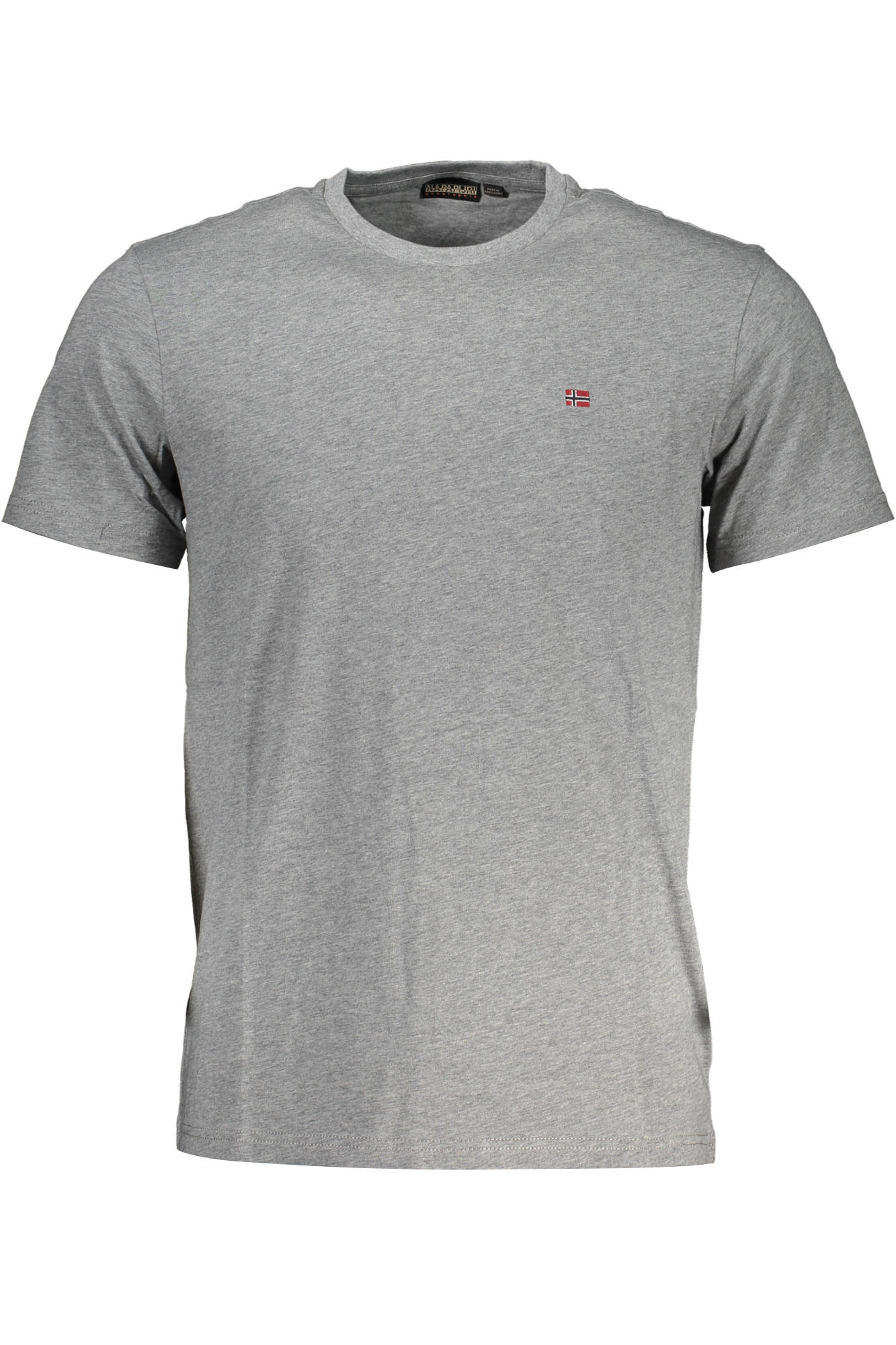 NAPAPIJRI T-SHIRT SHORT SLEEVE MAN GRAY