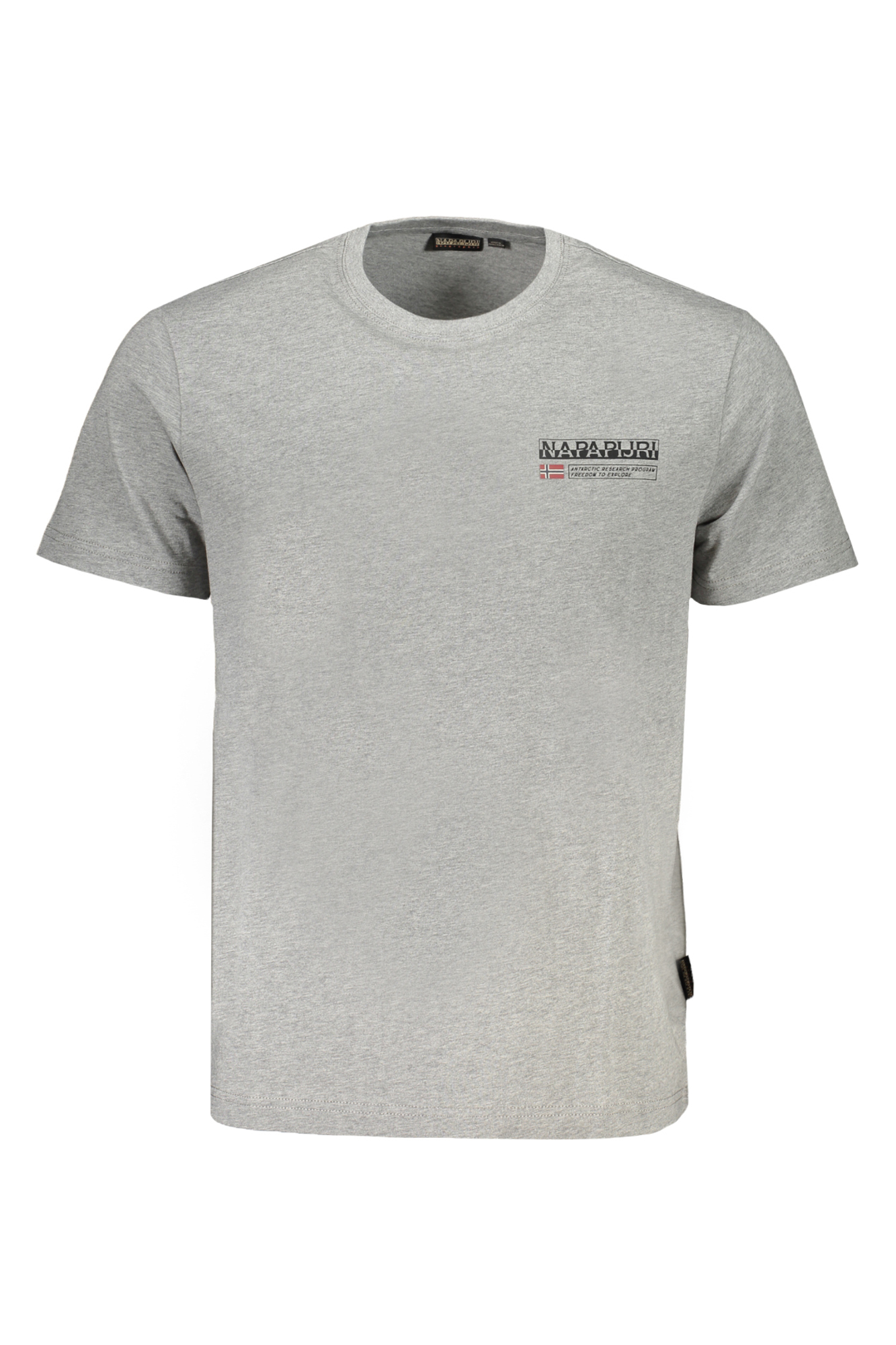 NAPAPIJRI MEN'S SHORT SLEEVED T-SHIRT GRAY