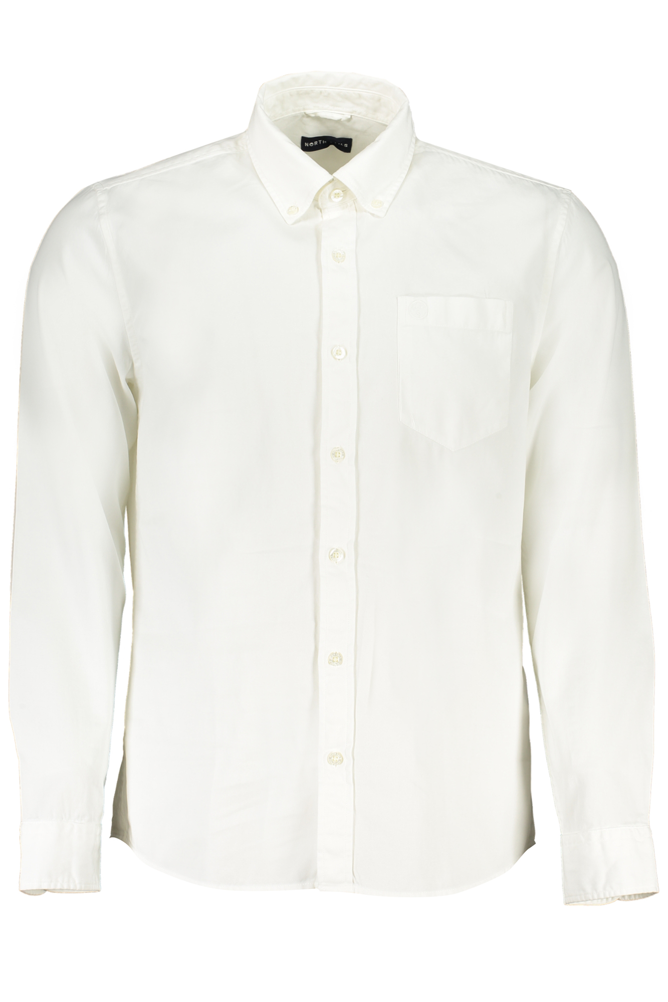 NORTH SAILS MEN'S WHITE LONG SLEEVE SHIRT