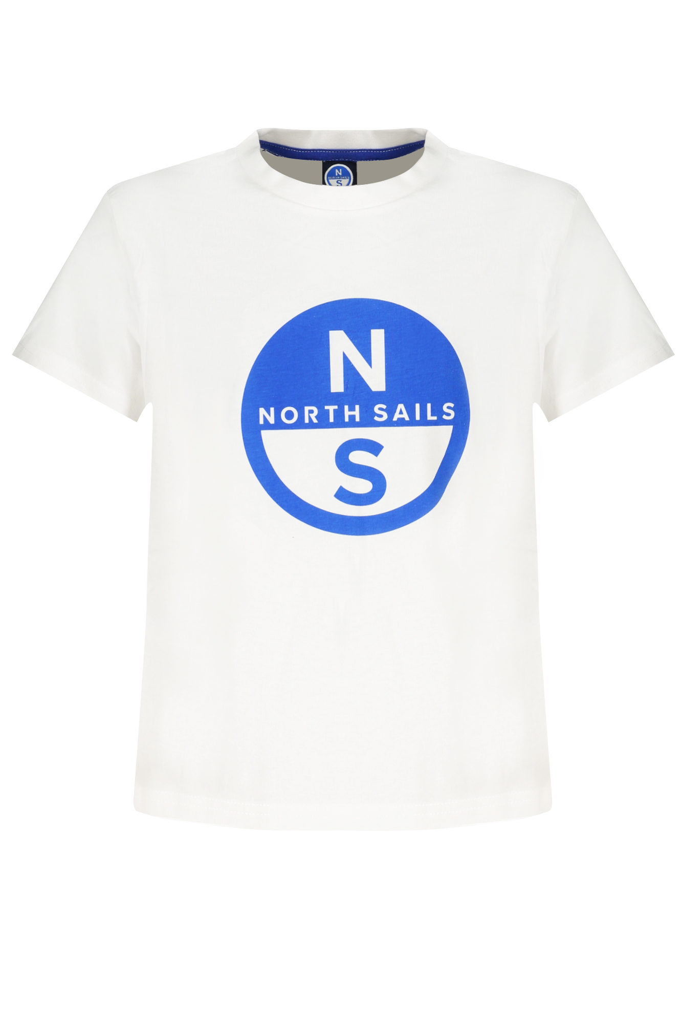 NORTH SAILS WHITE SHORT SLEEVED T-SHIRT FOR CHILDREN