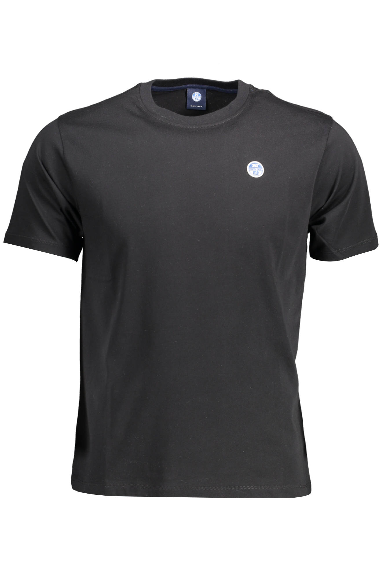 NORTH SAILS BLACK MEN'S SHORT SLEEVE T-SHIRT