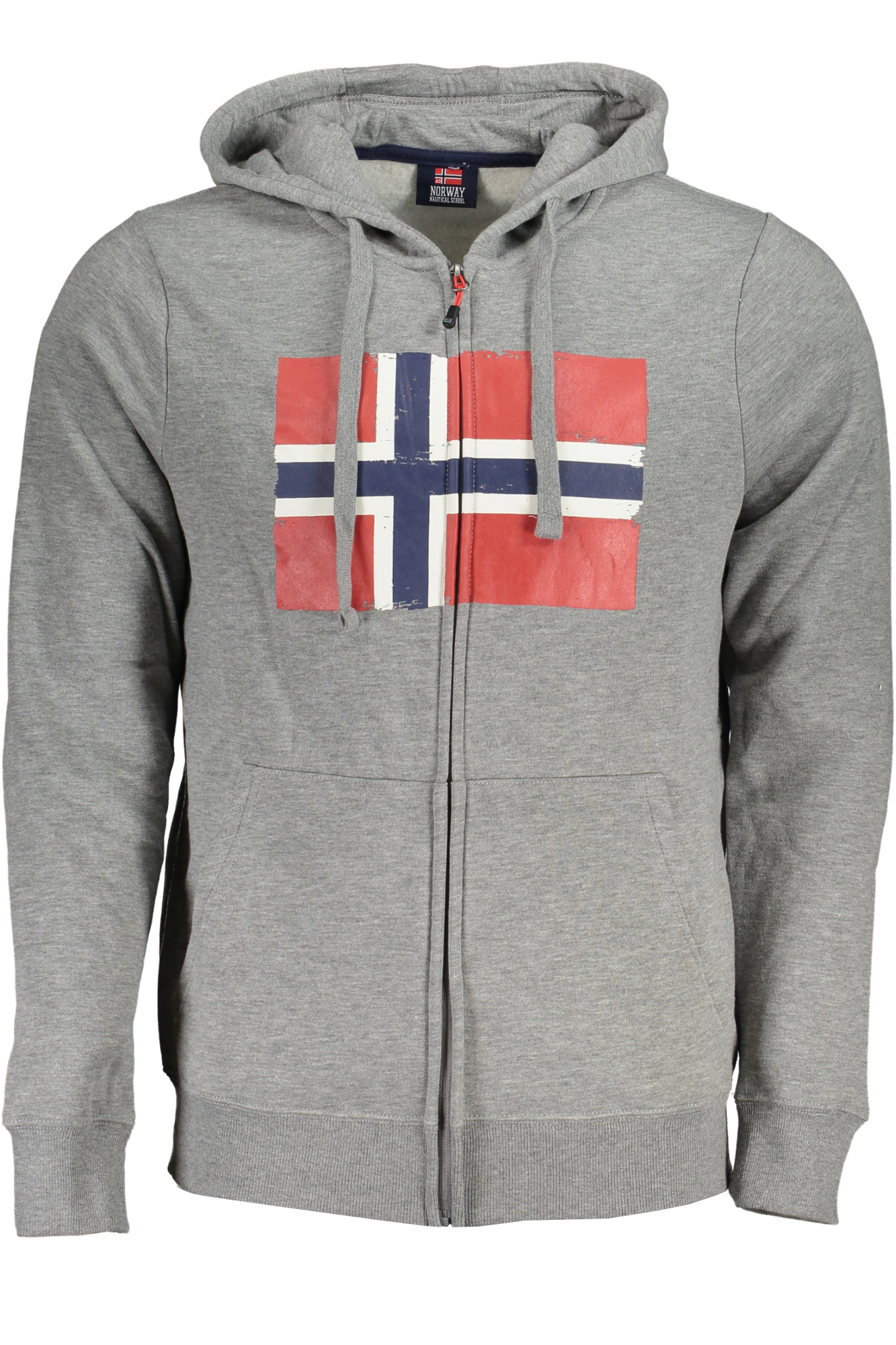 NORWAY 1963 MEN'S GRAY ZIP SWEATSHIRT NORWAY 1963