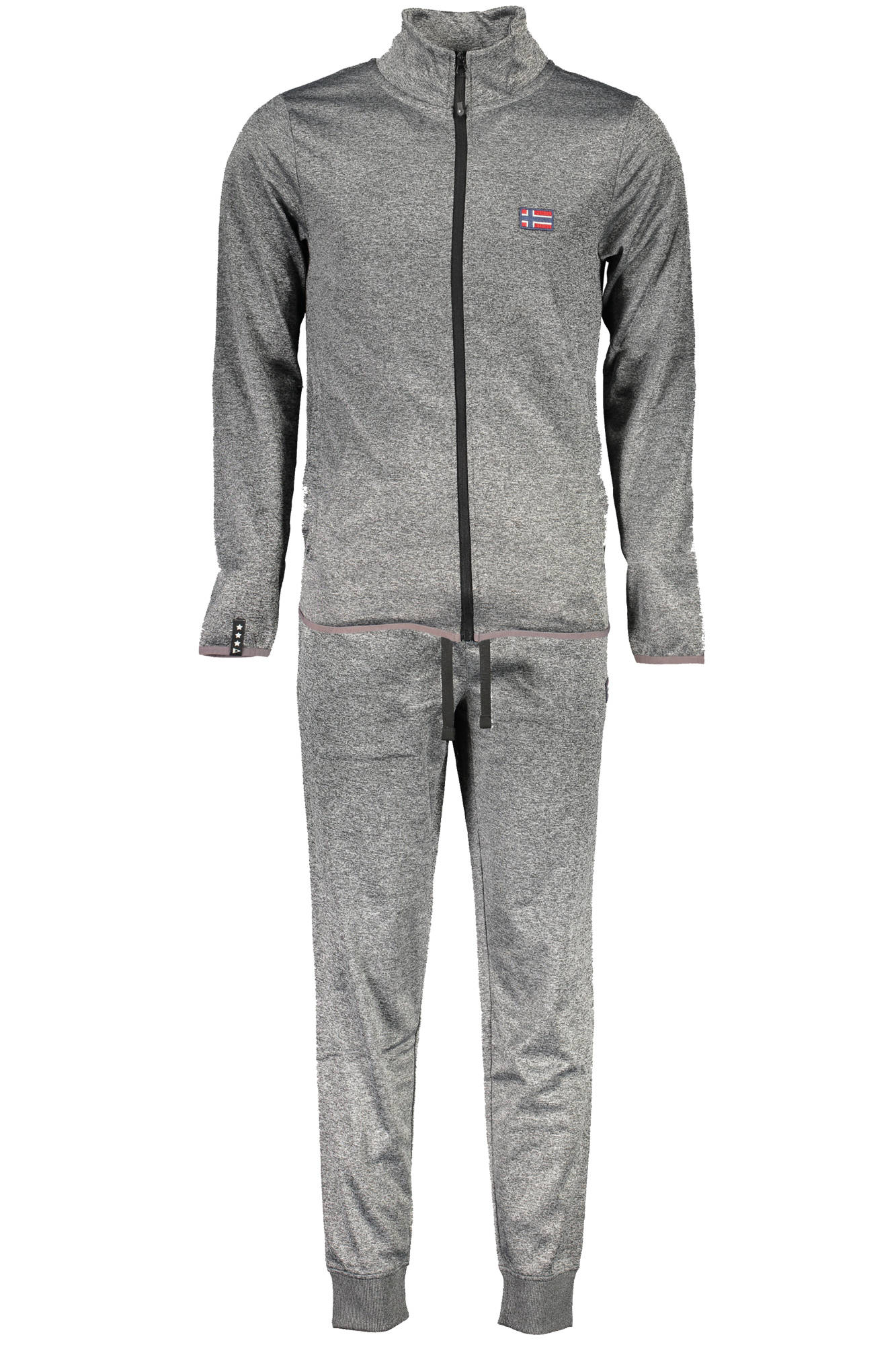 NORWAY 1963 SWEATSHIRT WITH ZIP MAN GRAY