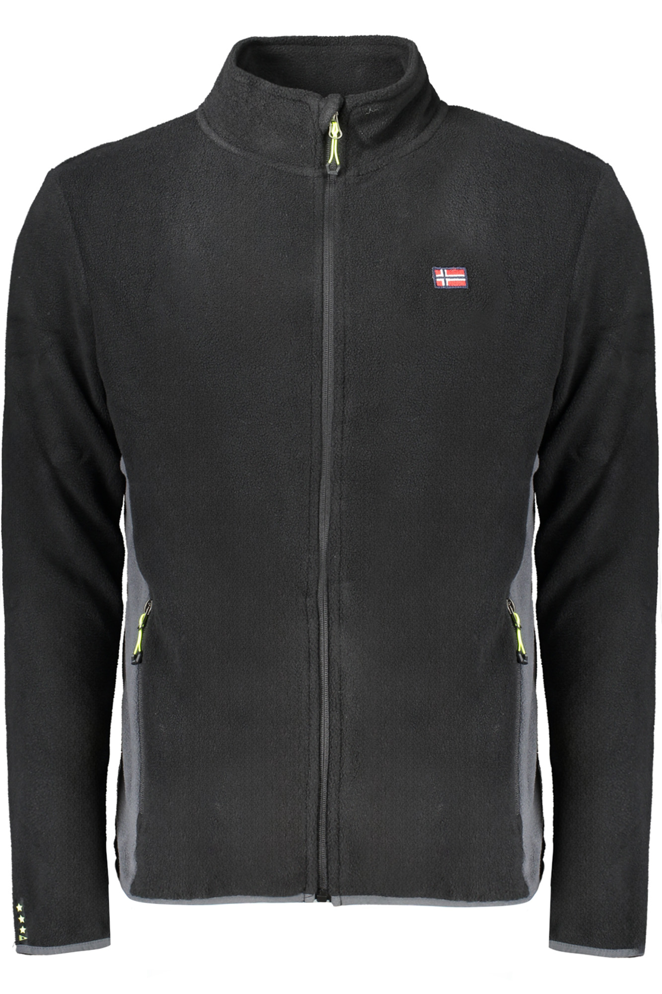 NORWAY 1963 MEN'S BLACK ZIP-UP SWEATSHIRT NORWAY 1963