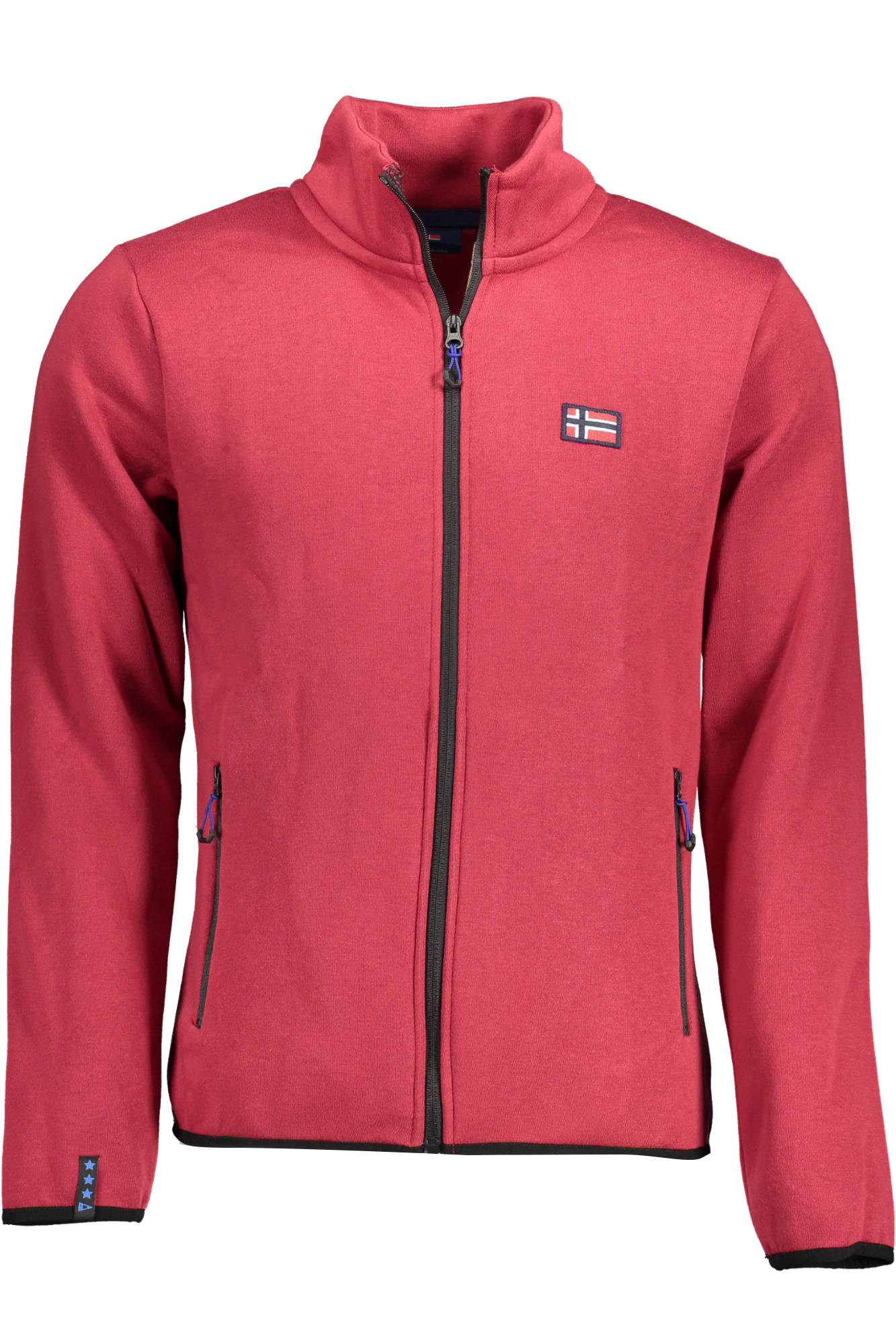 NORWAY 1963 MEN'S ZIPPED SWEATSHIRT RED