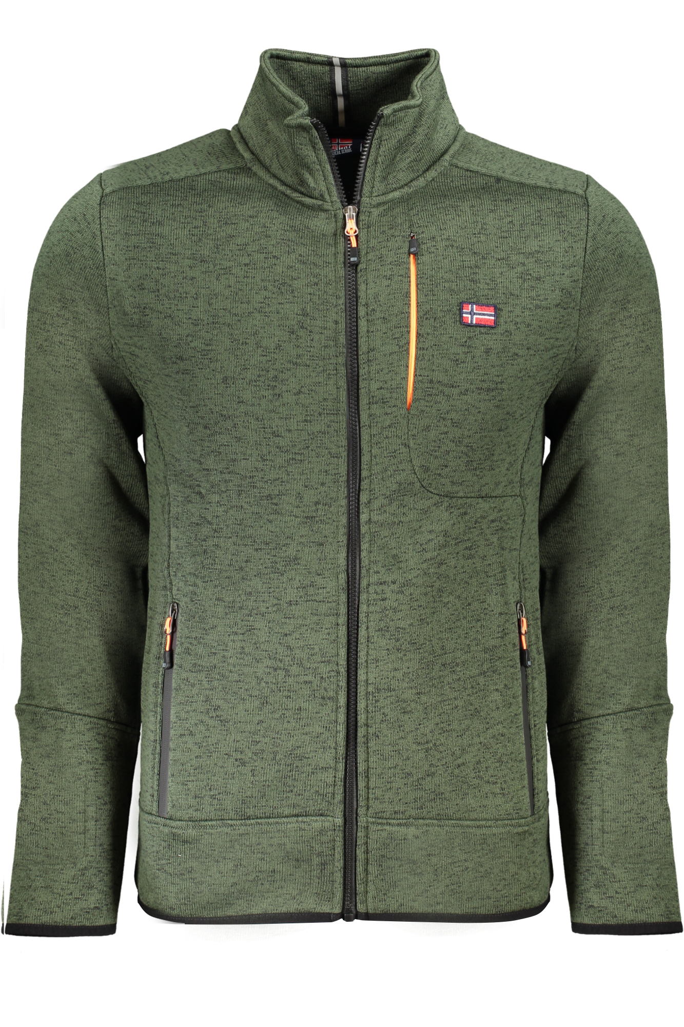 NORWAY 1963 MEN'S ZIP-UP SWEATSHIRT GREEN NORWAY 1963