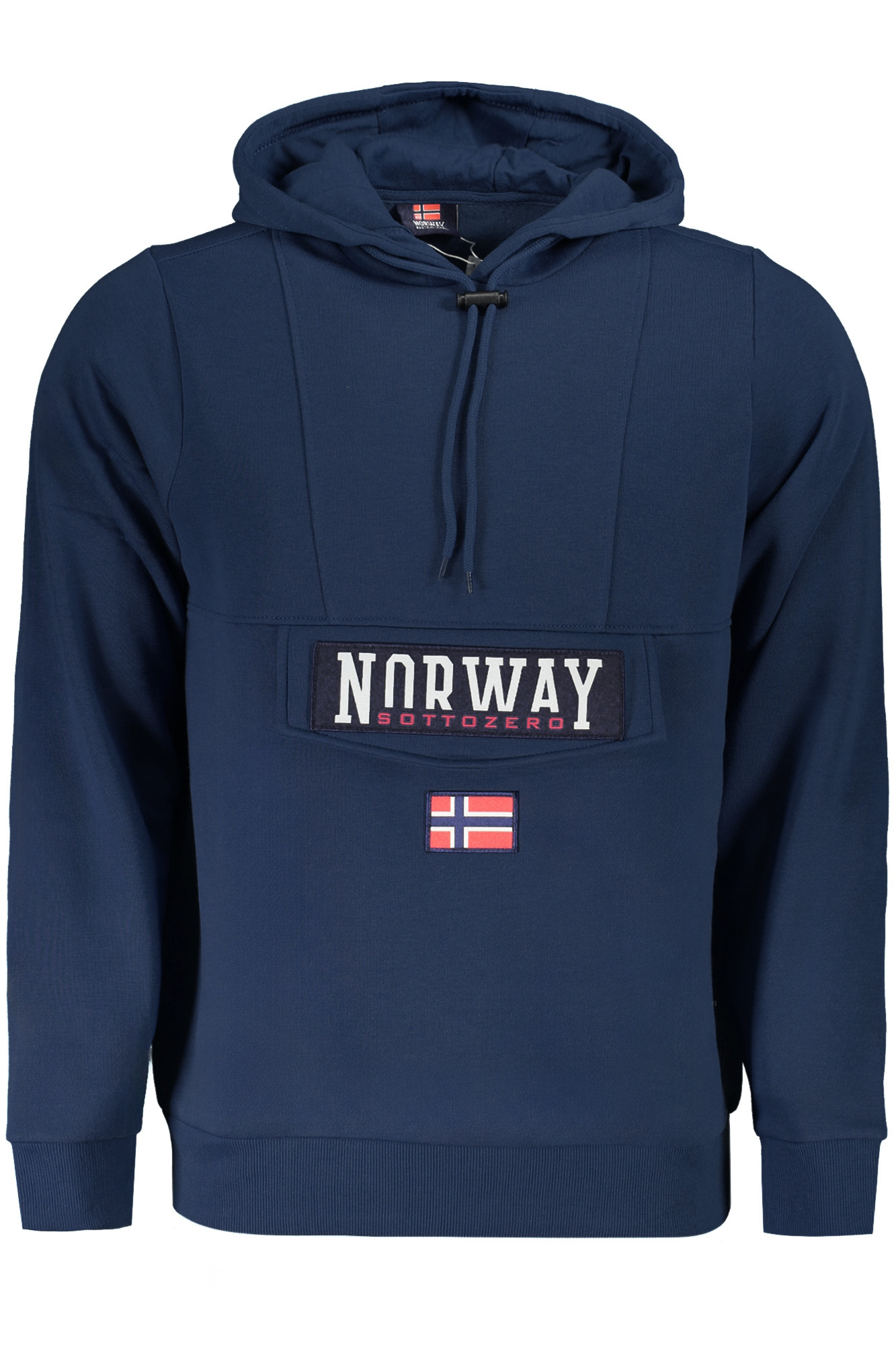 NORWAY 1963 MEN'S BLUE ZIP-UP SWEATSHIRT NORWAY 1963