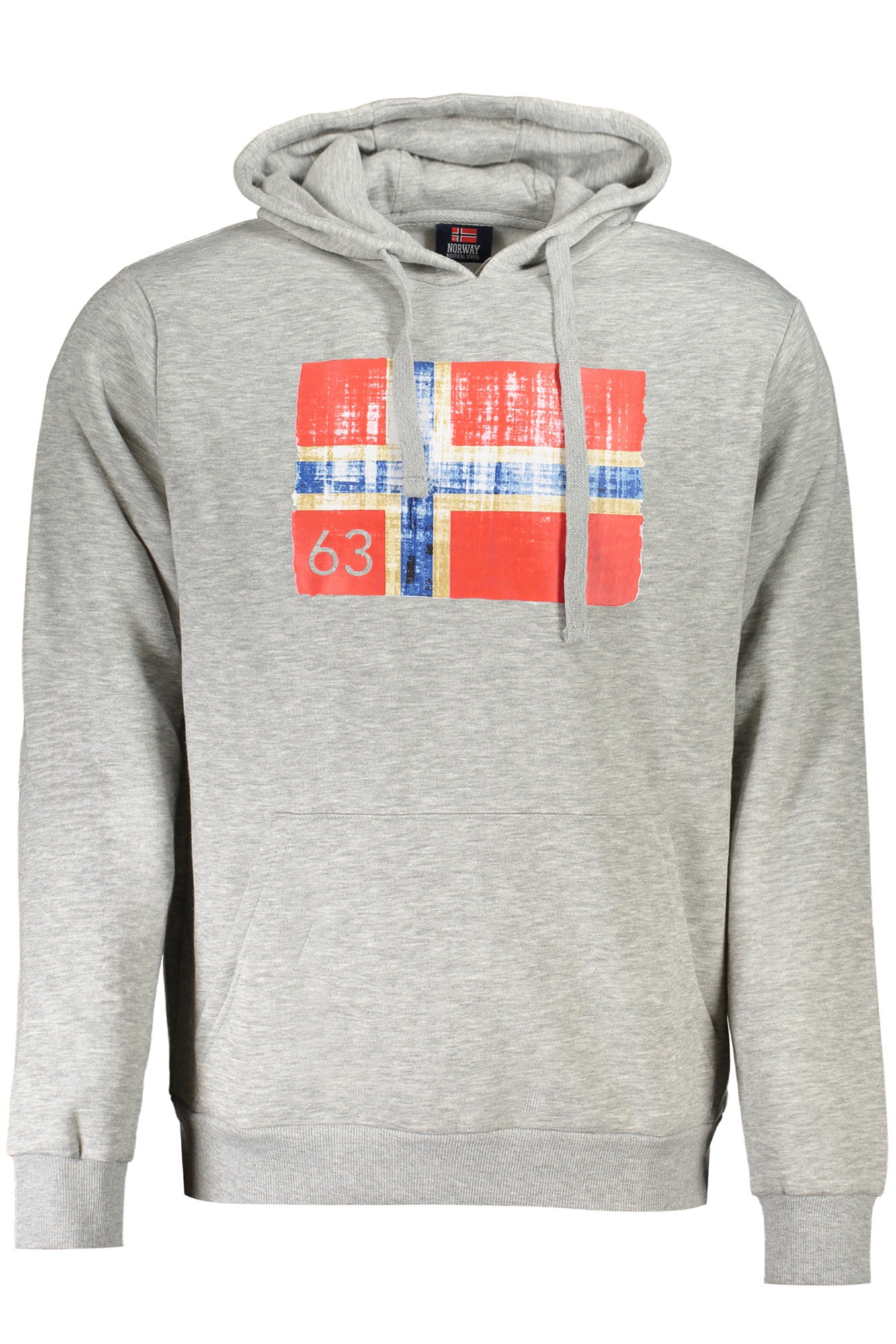 NORWAY 1963 MEN'S ZIP-UP SWEATSHIRT GREY