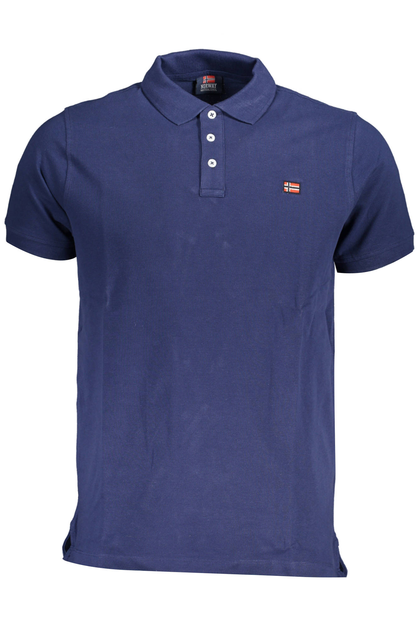 NORWAY 1963 MEN'S BLUE SHORT SLEEVED POLO SHIRT