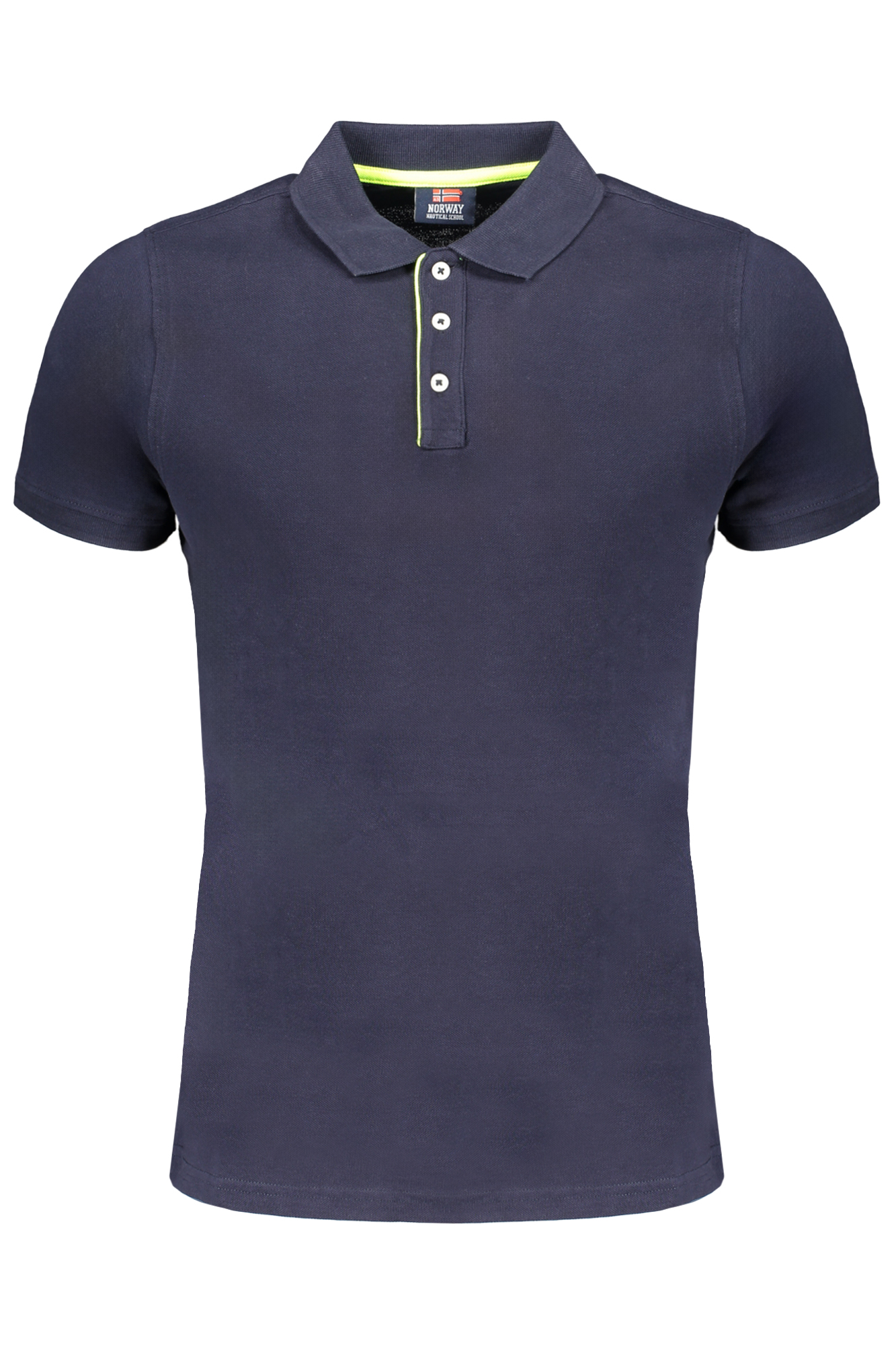 NORWAY 1963 MEN'S BLUE SHORT SLEEVE POLO SHIRT