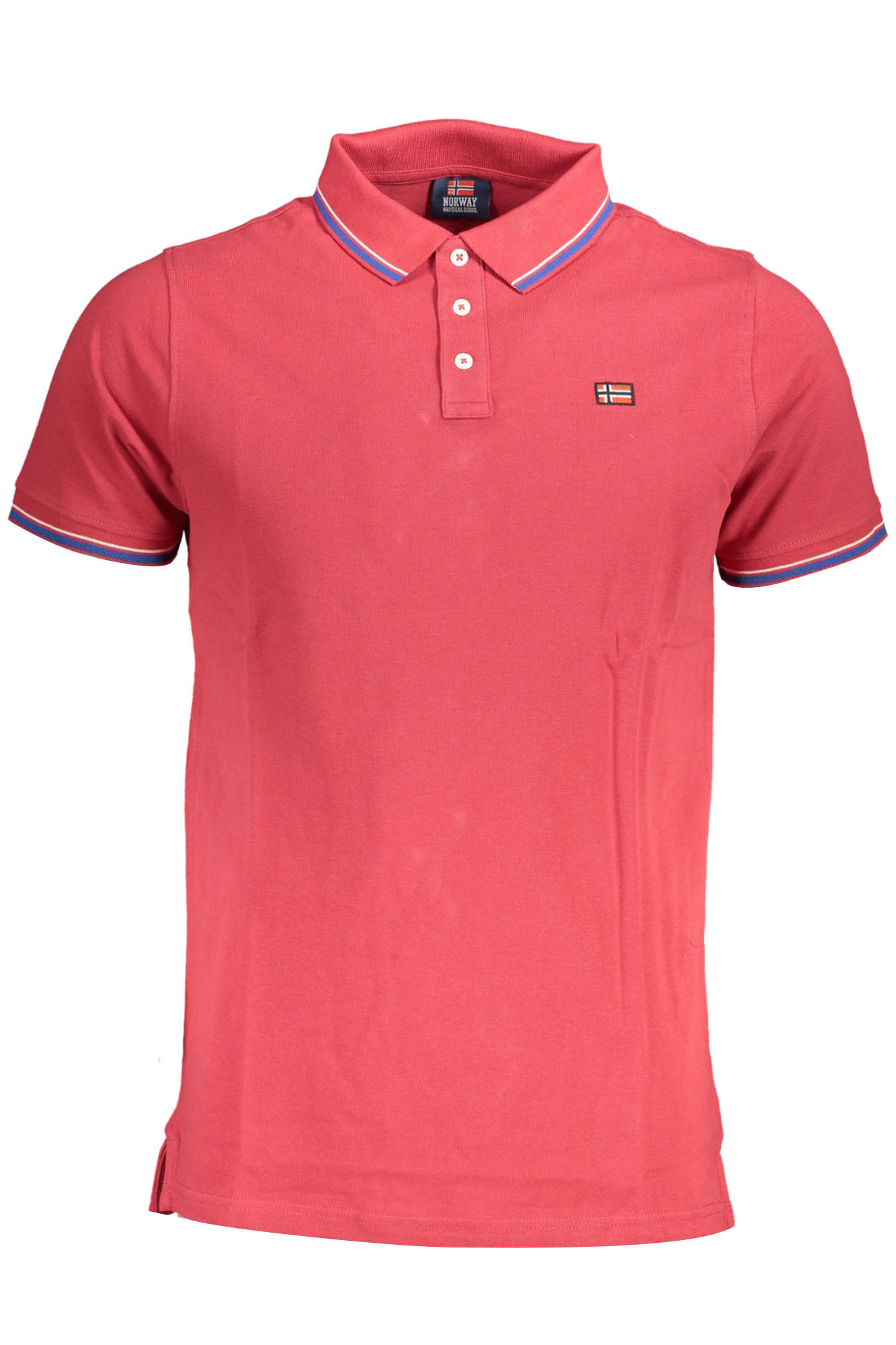 NORWAY 1963 MEN'S SHORT SLEEVED POLO SHIRT RED