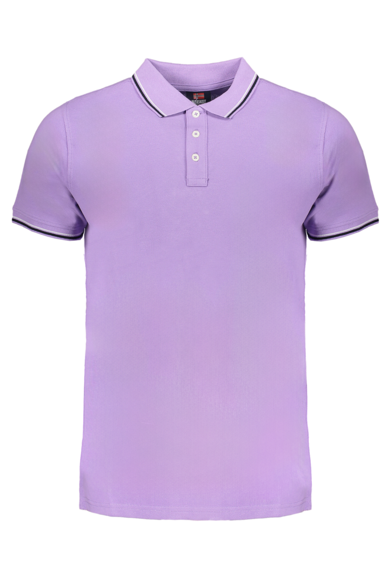 NORWAY 1963 PURPLE MEN'S SHORT SLEEVED POLO SHIRT