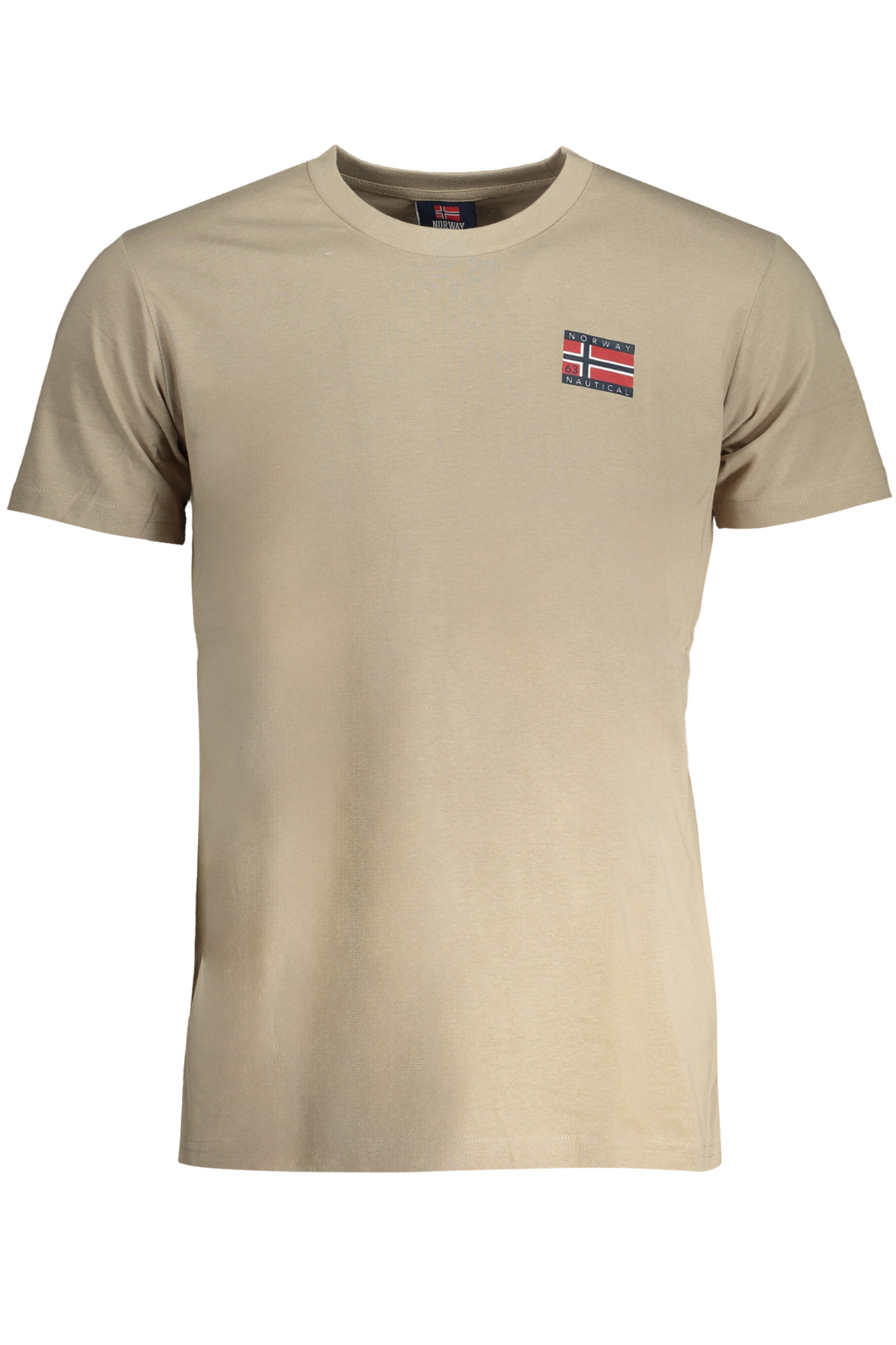 NORWAY 1963 BEIGE MEN'S SHORT SLEEVE T-SHIRT