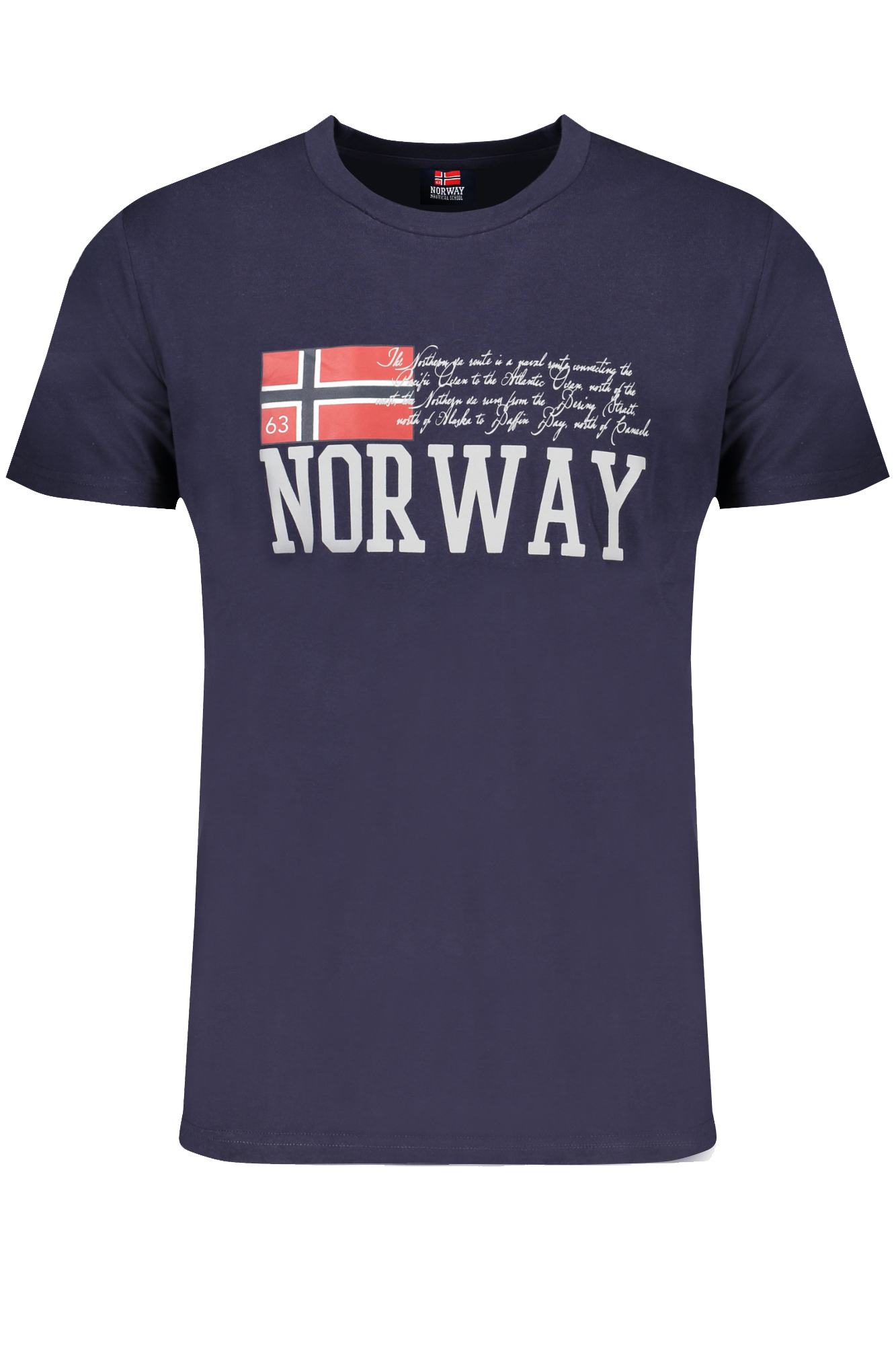 NORWAY 1963 MEN'S SHORT SLEEVE T-SHIRT BLUE