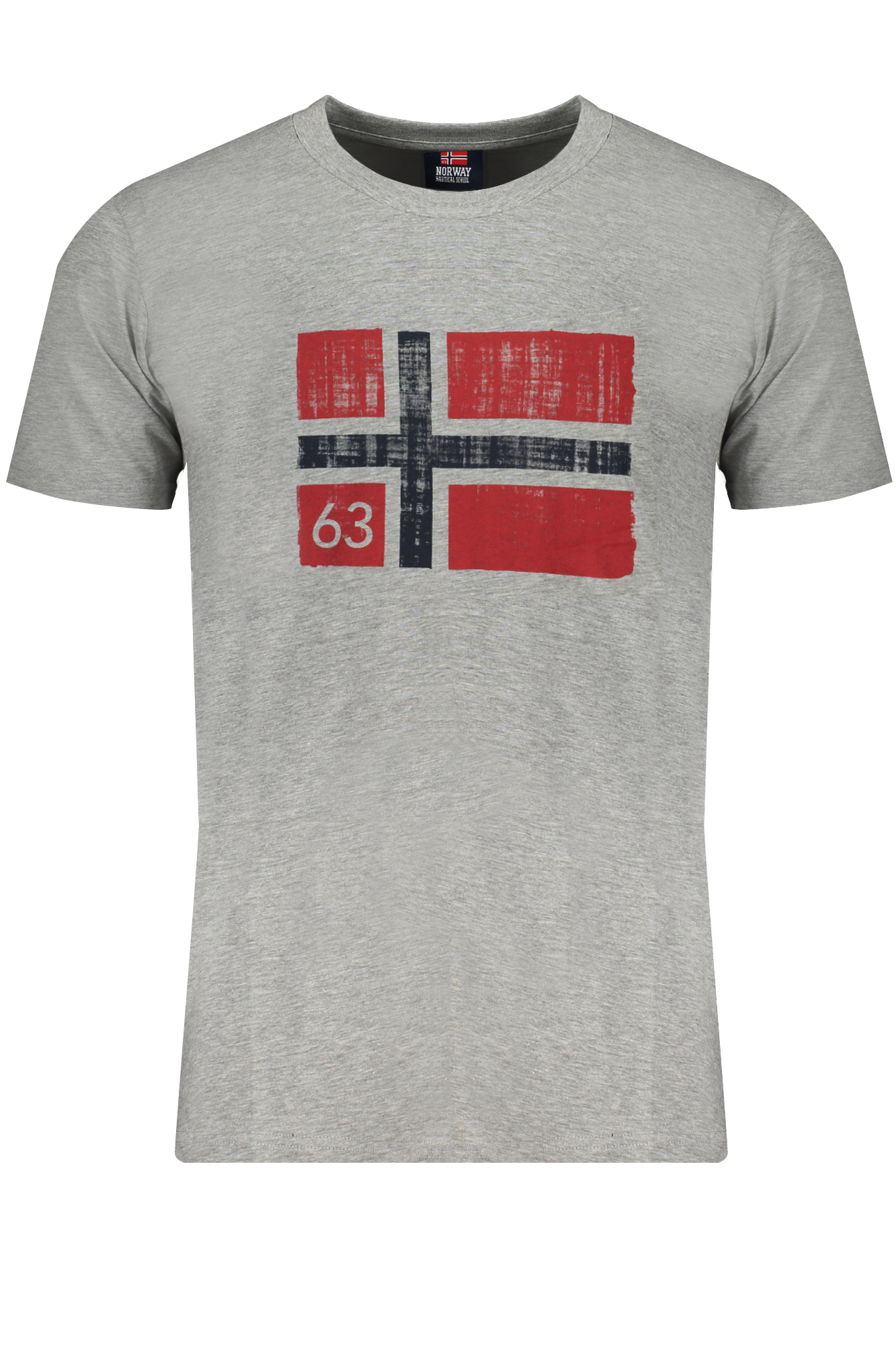 NORWAY 1963 GRAY MEN'S SHORT SLEEVE T-SHIRT