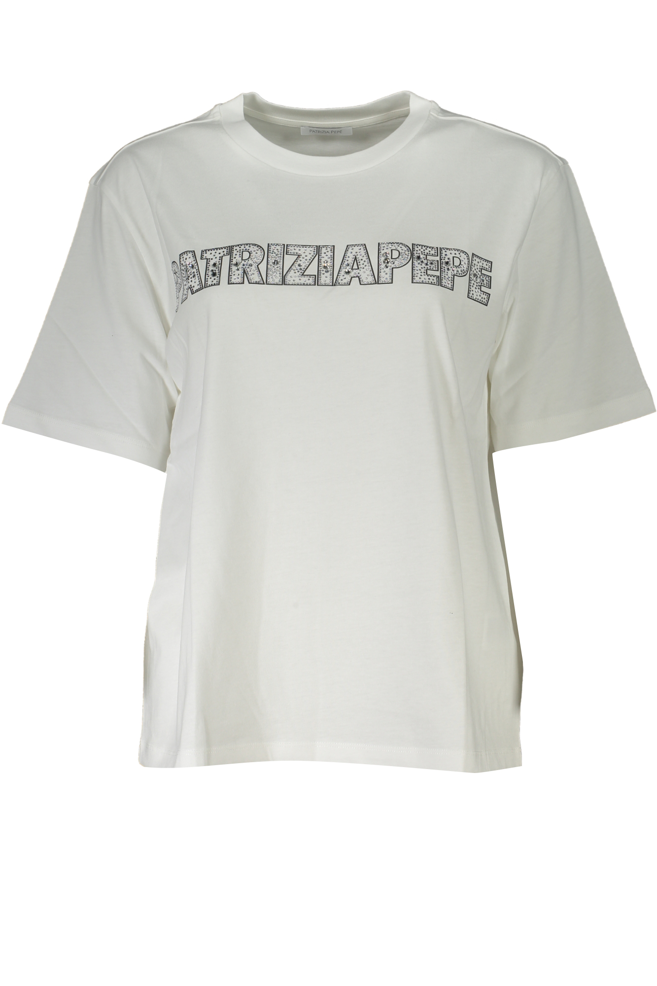 PATRIZIA PEPE WOMEN'S SHORT SLEEVE T-SHIRT WHITE