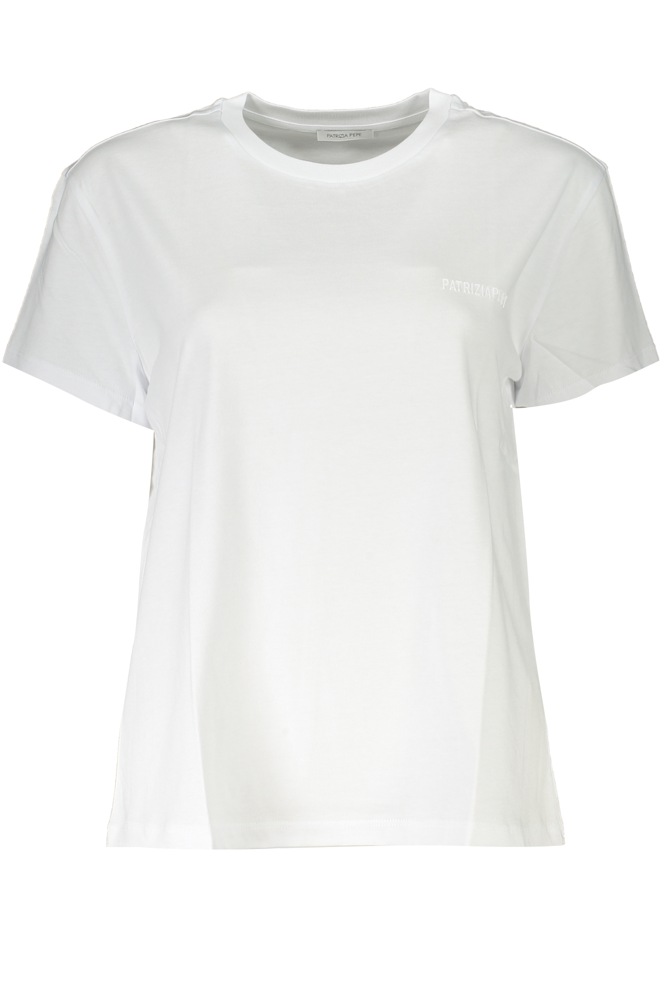 PATRIZIA PEPE WOMEN'S SHORT SLEEVE T-SHIRT WHITE