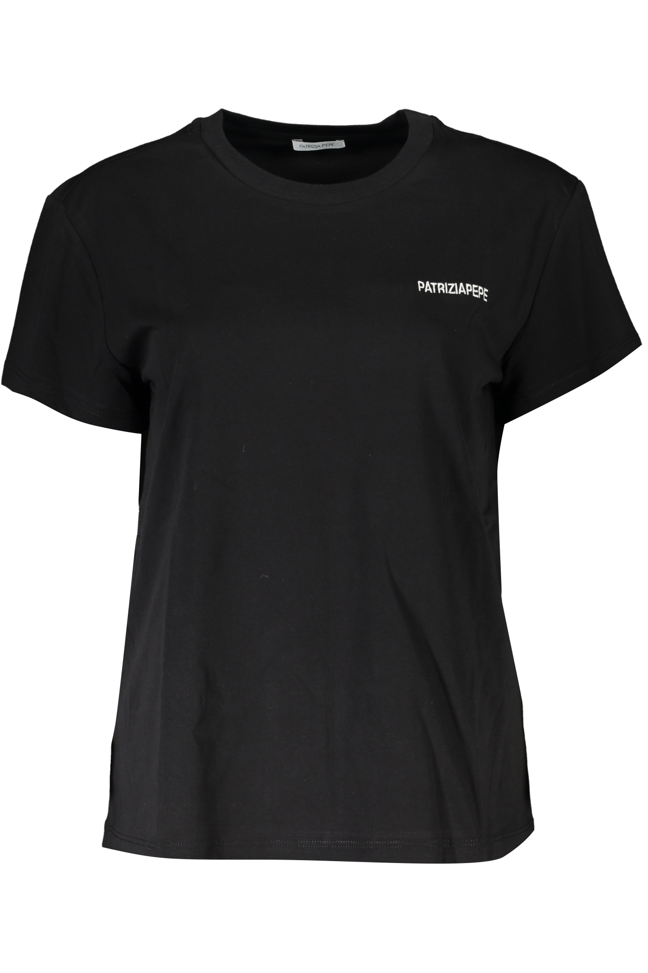 PATRIZIA PEPE WOMEN'S SHORT SLEEVE T-SHIRT BLACK