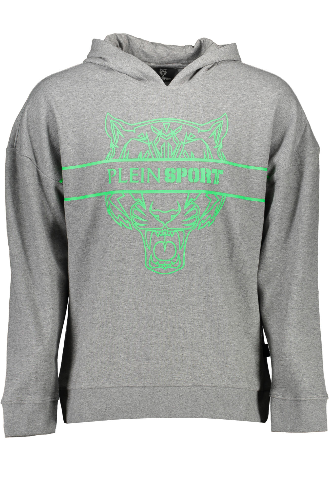 PLEIN SPORT SWEATSHIRT WITHOUT ZIP MAN GRAY