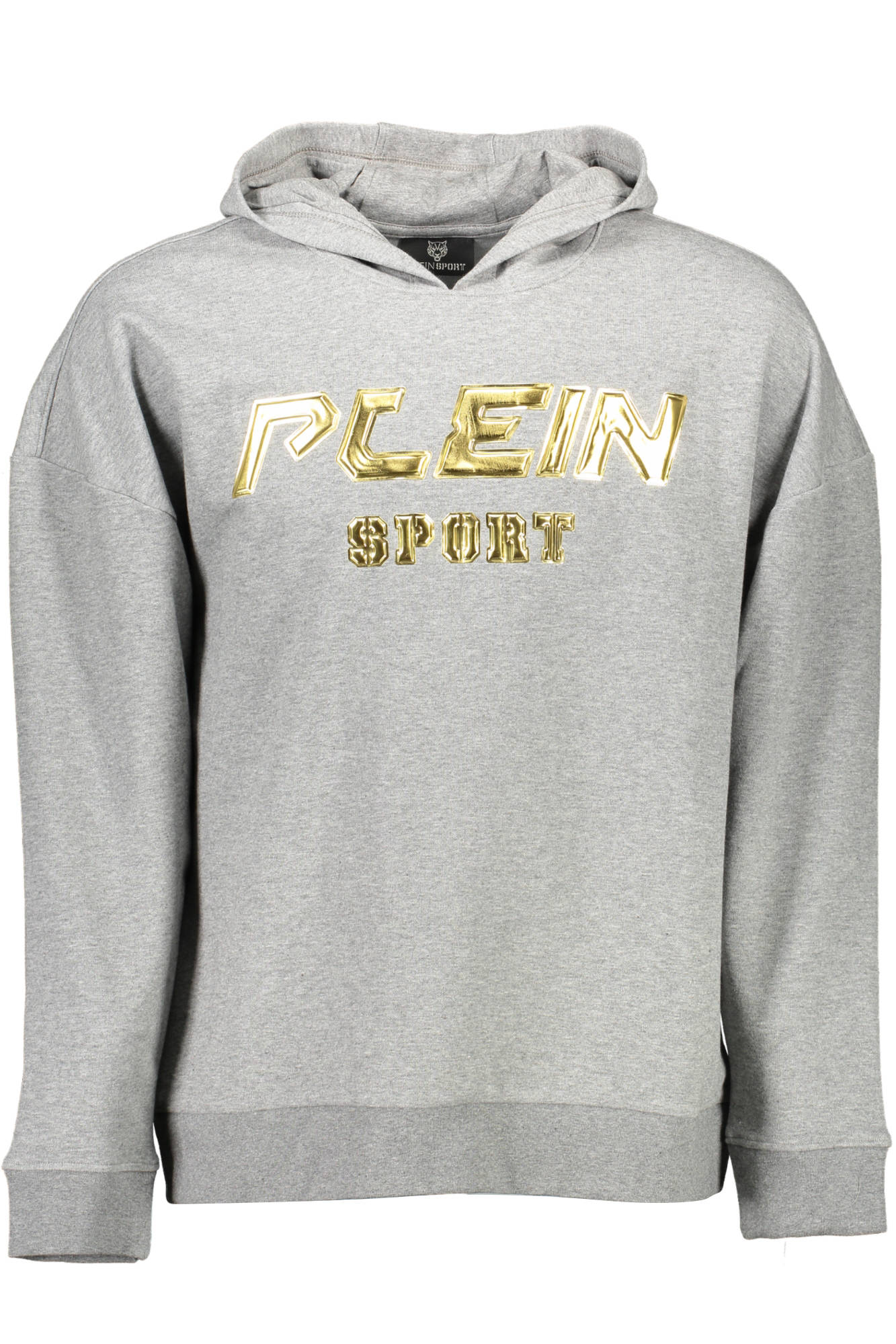PLEIN SPORT SWEATSHIRT WITHOUT ZIP MAN GRAY